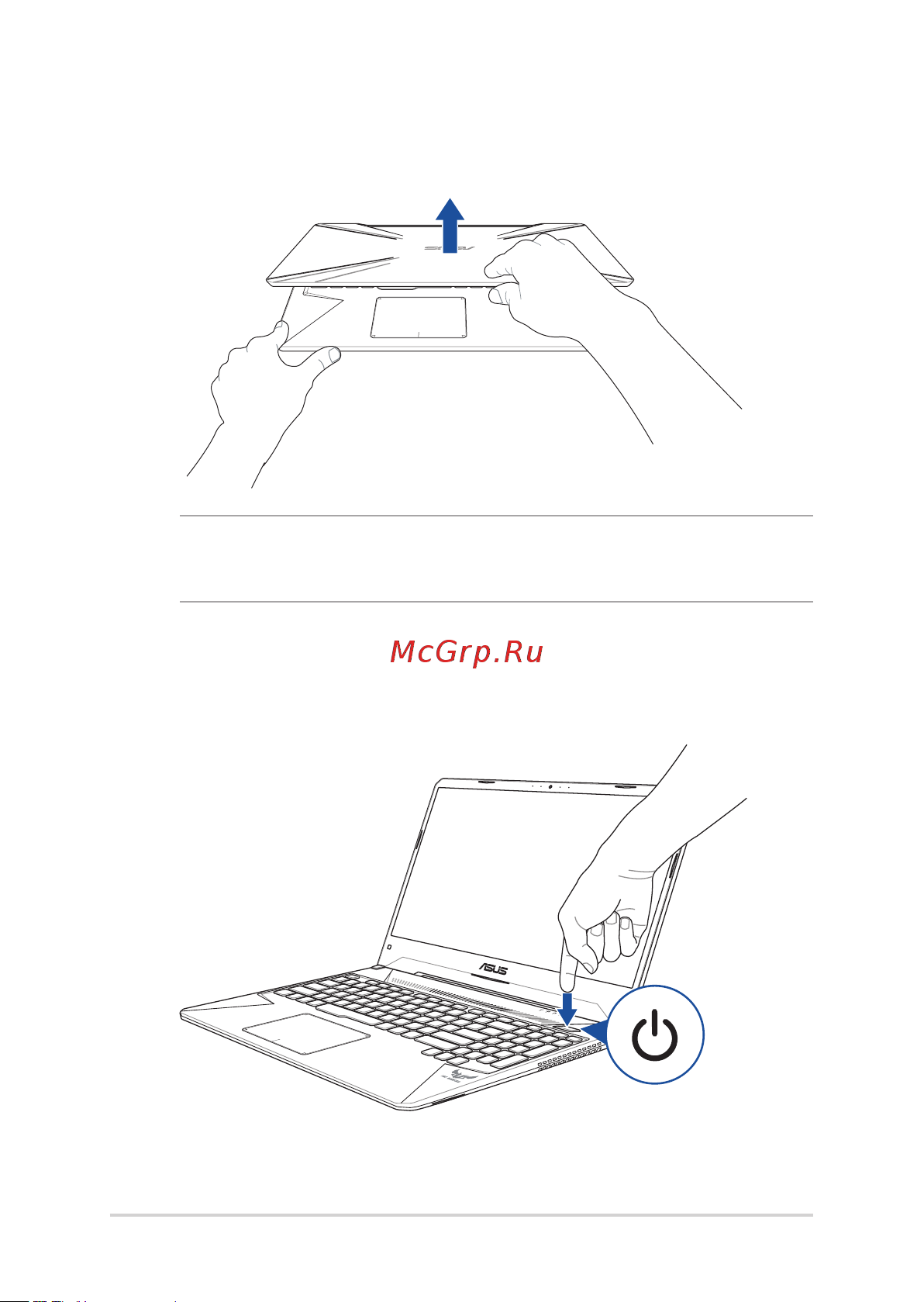 Asus TUF FX505DV-BQ015T [28/102] Нажмите кнопку питания