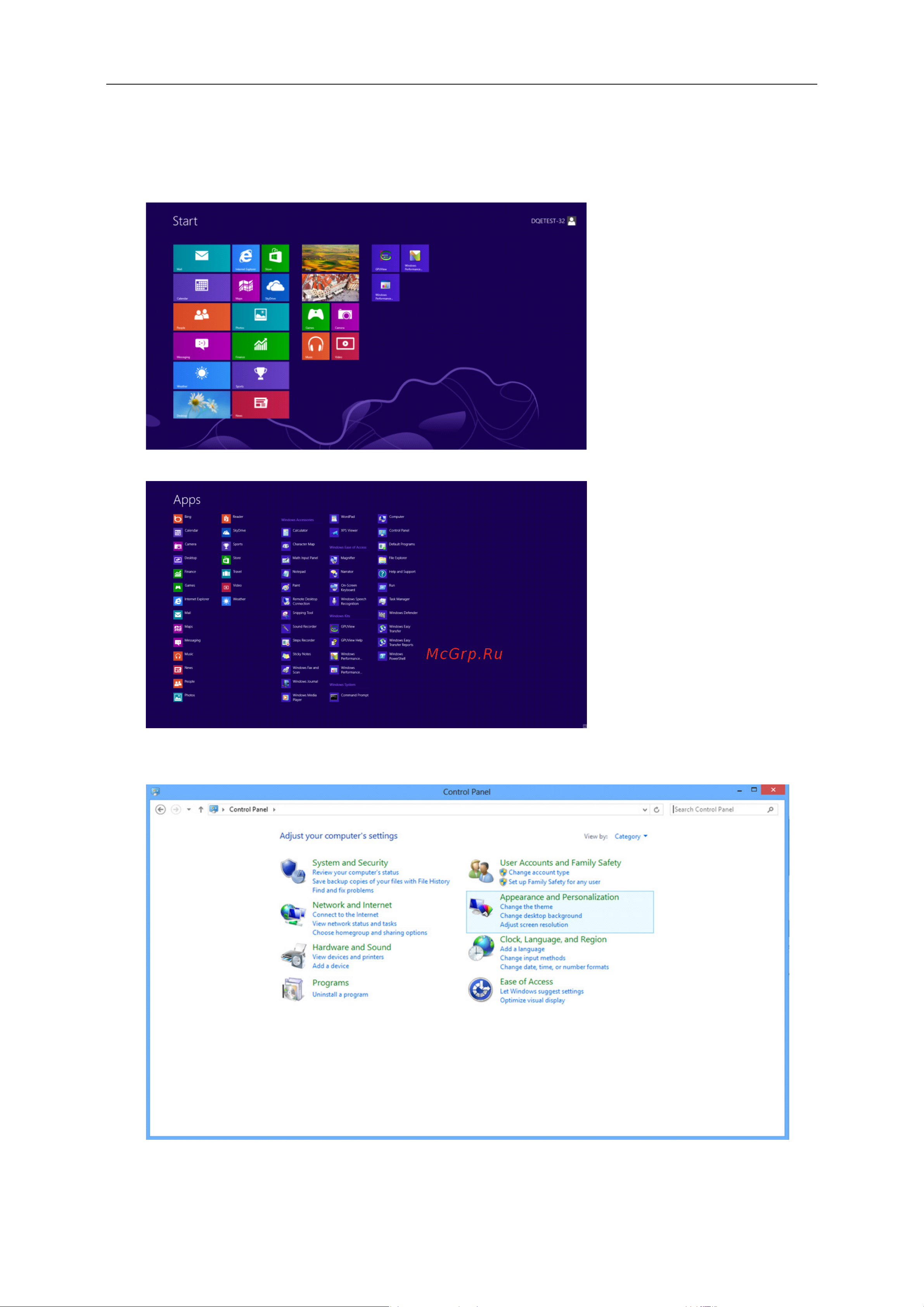 AOC AG271QG [17/53] Windows 8