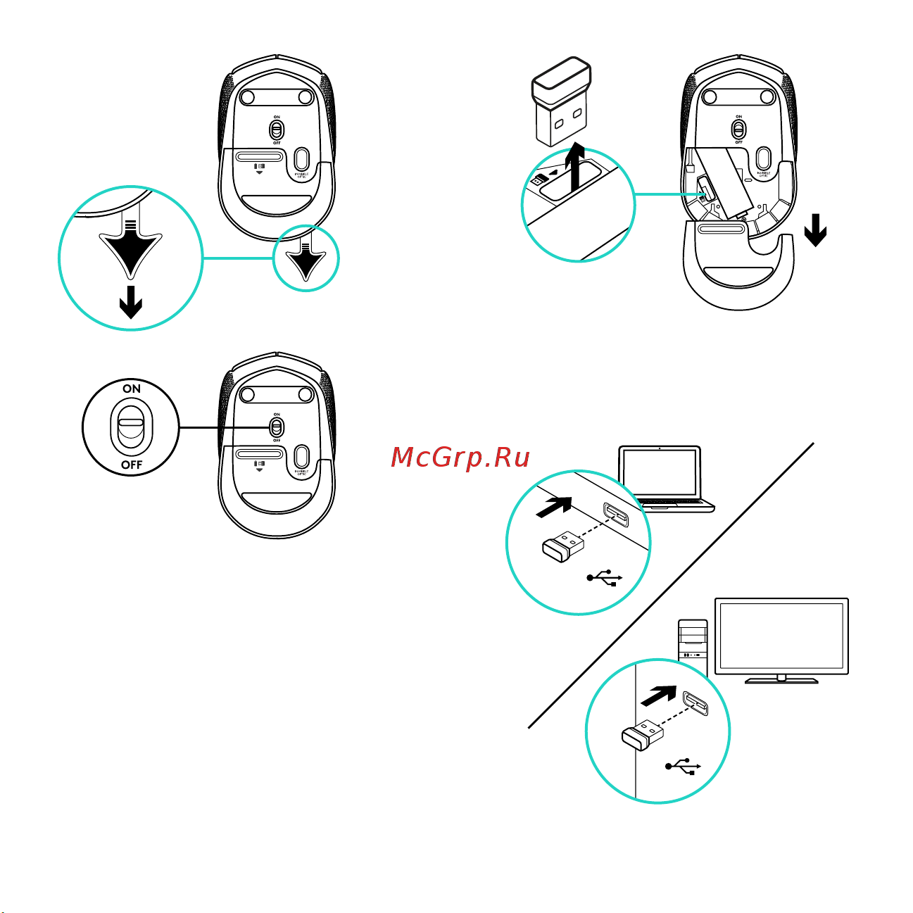 Logitech M171 (910-004424) Руководство по эксплуатации онлайн [2/5] 771243