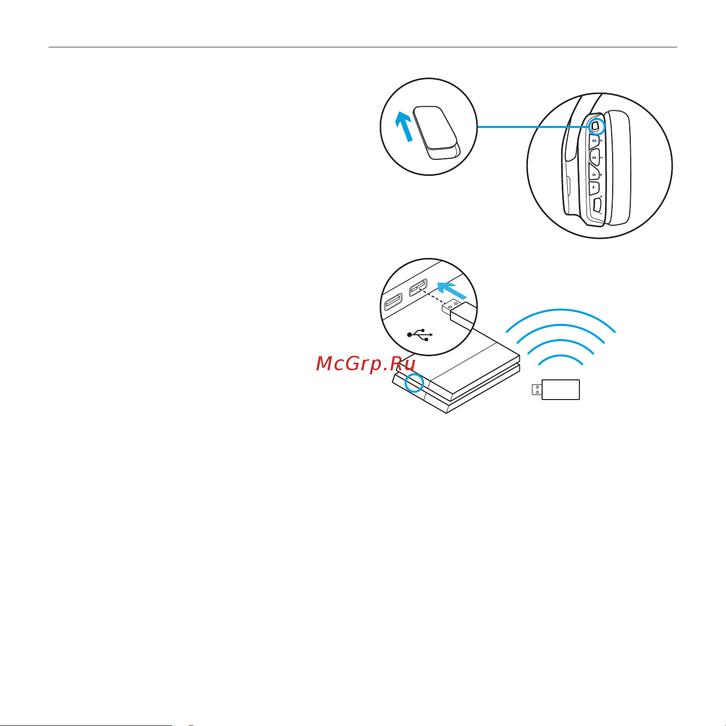 Logitech G933 (981-000599) [14/23] Альтернативный способ подключения к игровой консоли sony playstation 4