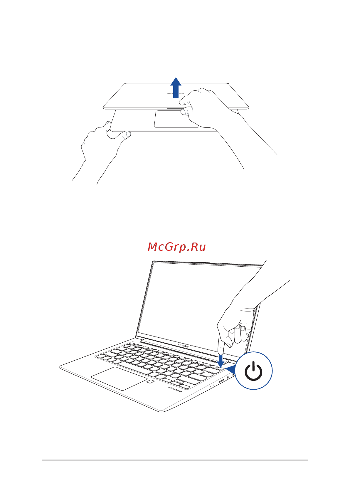 Asus VivoBook S330UA-EY002T [28/96] Нажмите кнопку питания