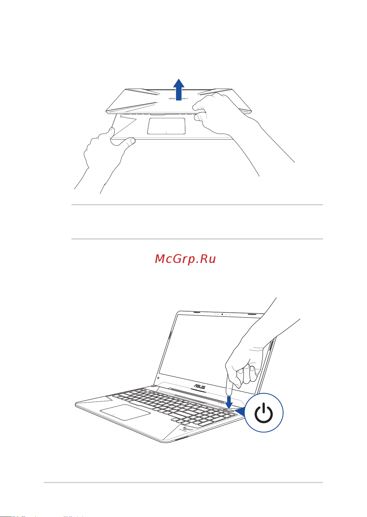 Asus TUF Gaming FX705DT-AU105T [28/102] Нажмите кнопку питания
