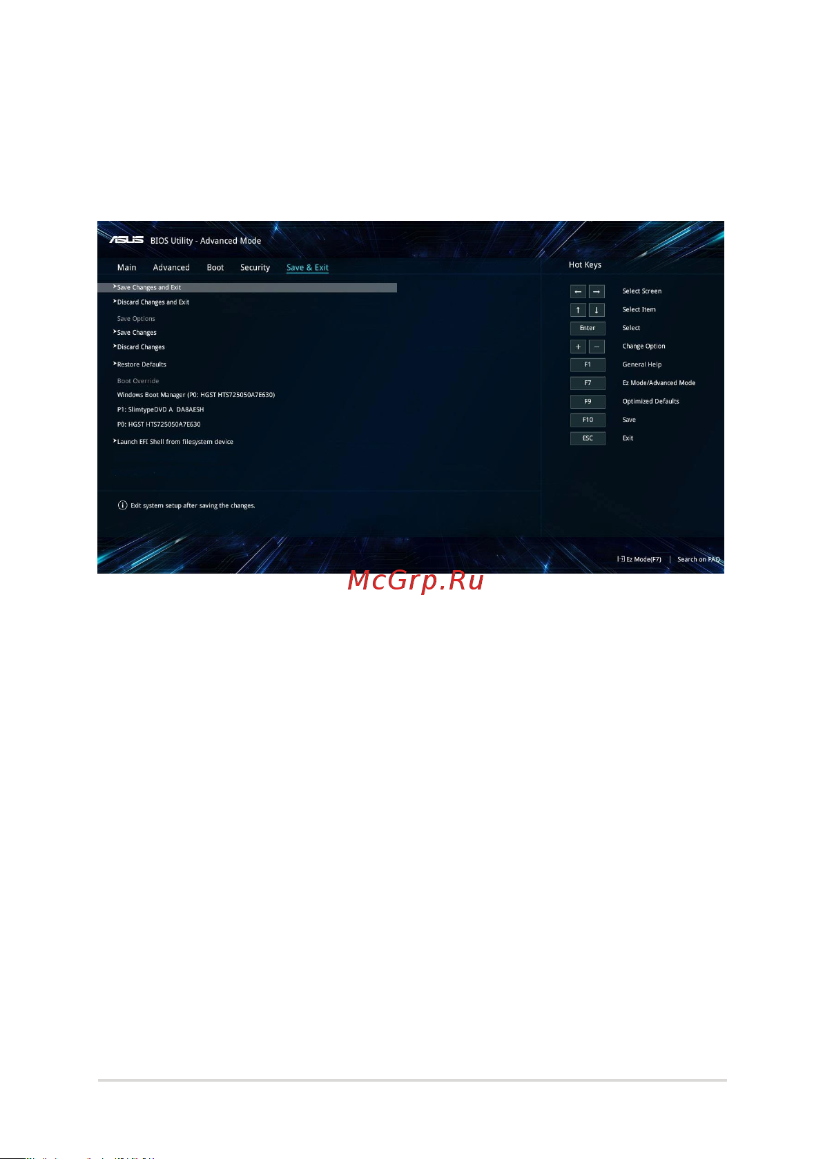 Asus TUF Gaming FX705DD-AU035T [69/102] Сохранить и выйти