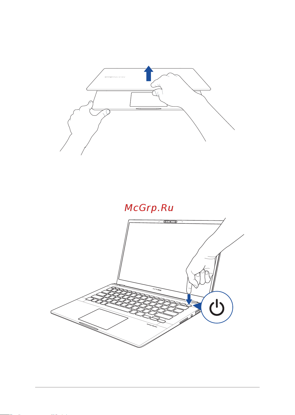 Asus S431FA-EB052T [26/97] Нажмите кнопку питания