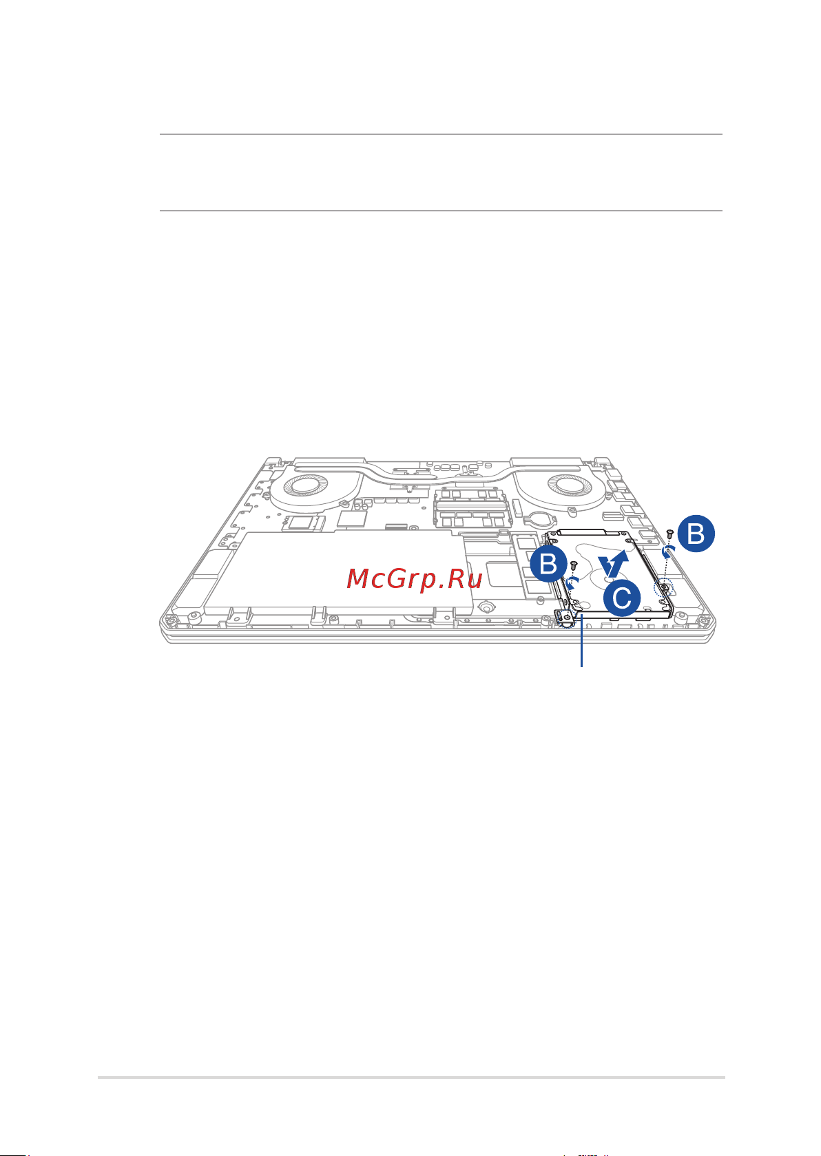 Asus TUF Gaming FX504GD-E41027 [81/116] A снимите крышку отсека