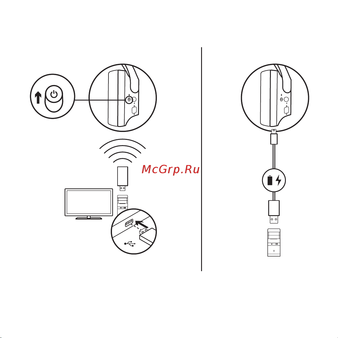 Logitech G G533 Wireless Руководство по эксплуатации онлайн [2/2] 771295