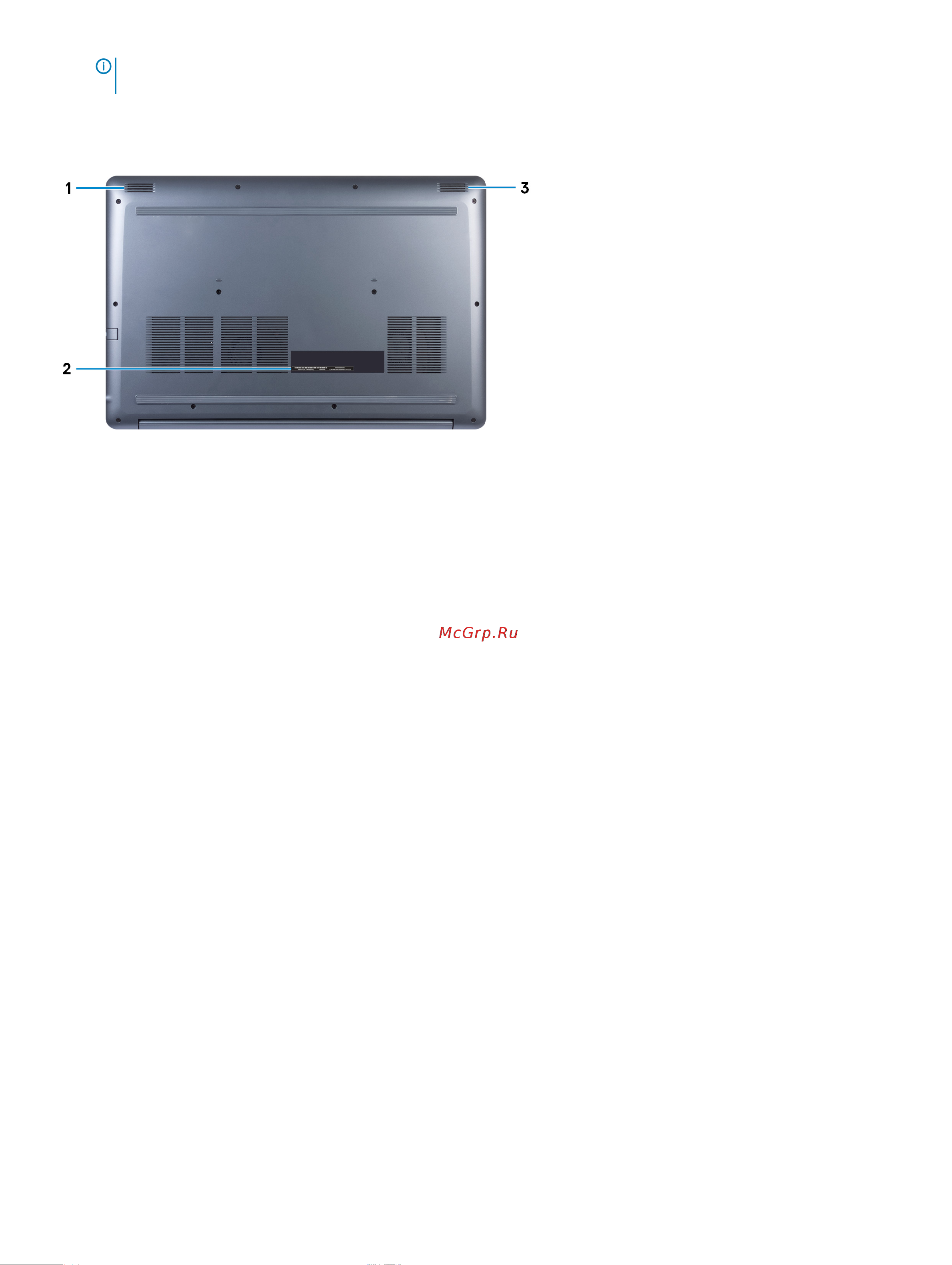 Dell G3153579 [10/21] Нижняя панель
