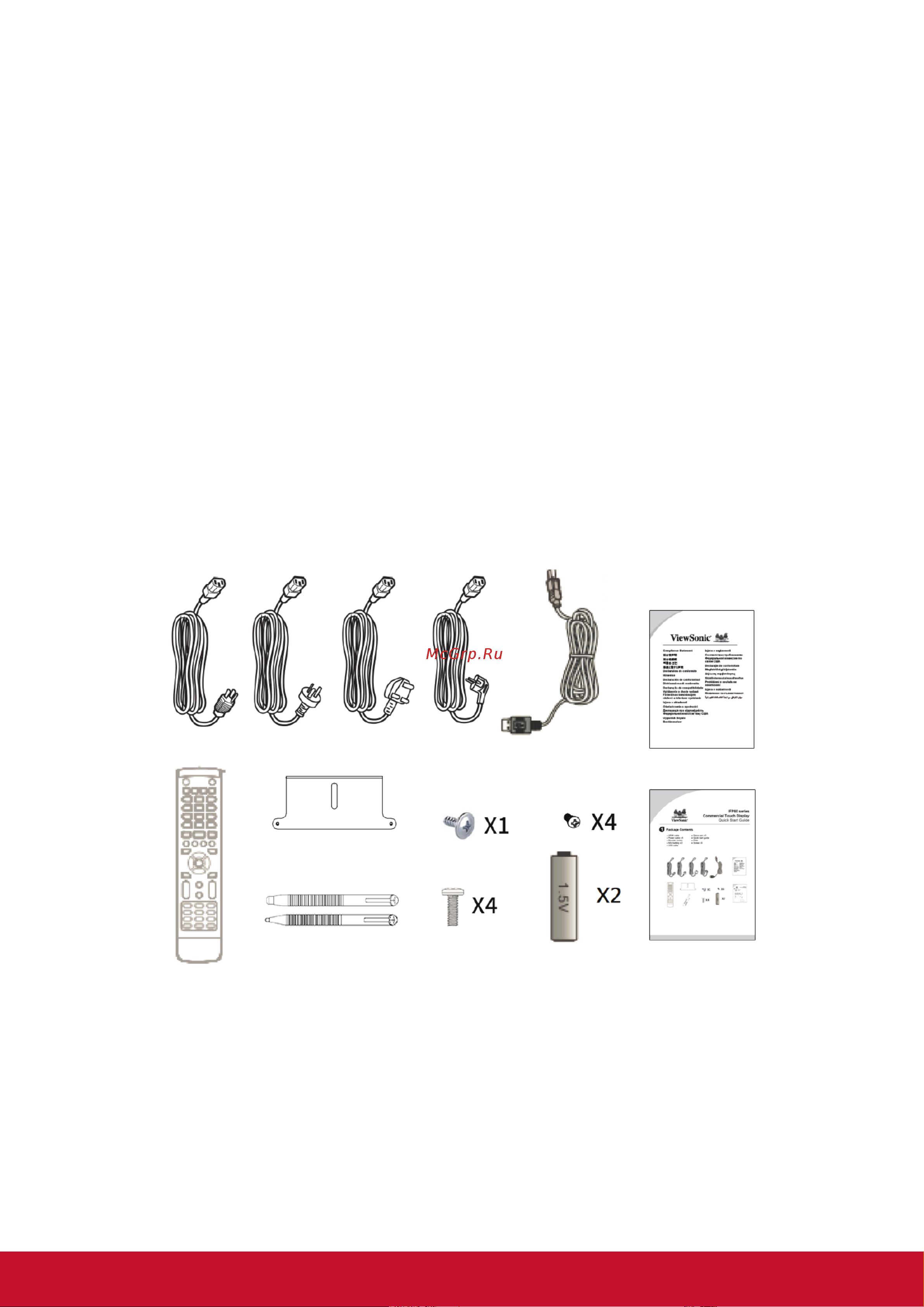 Viewsonic IFP6560 [11/102] Подготовка к работе