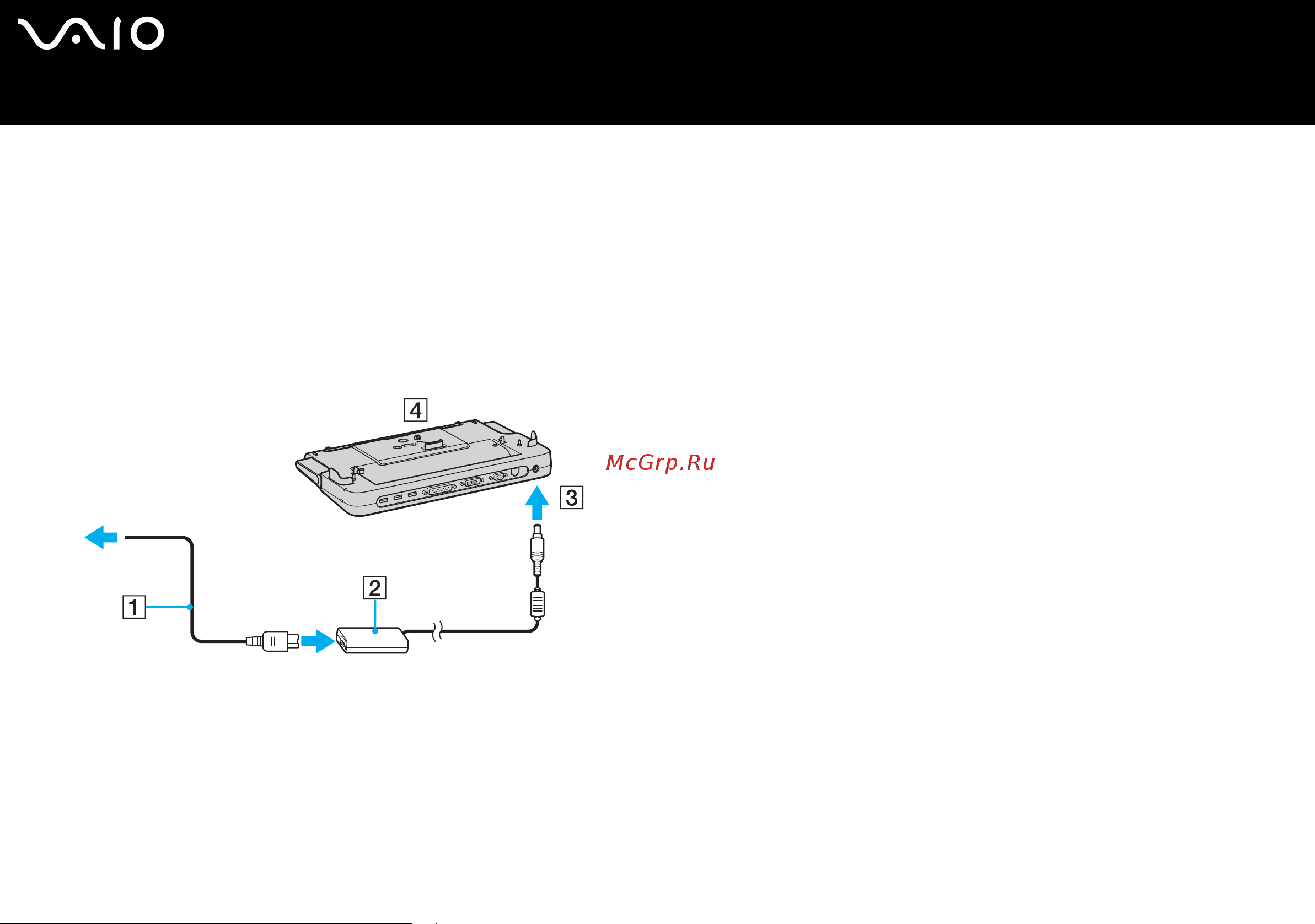 Sony VAIO VGN-S4HRP [62/170] Подсоединение компьютера к репликатору портов