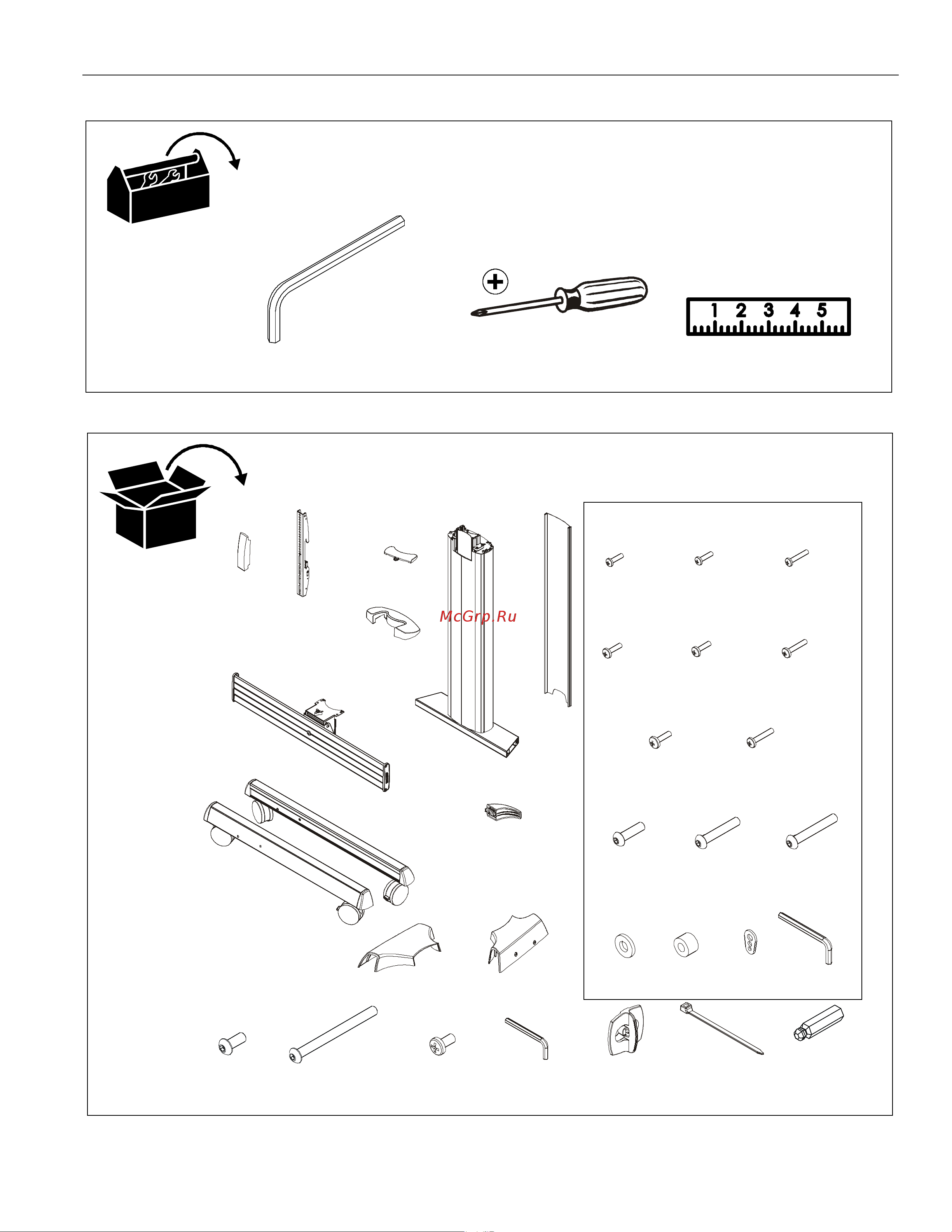 Nec Mobile Single Trolley PDMHM-L [5/12] Tools required for installation