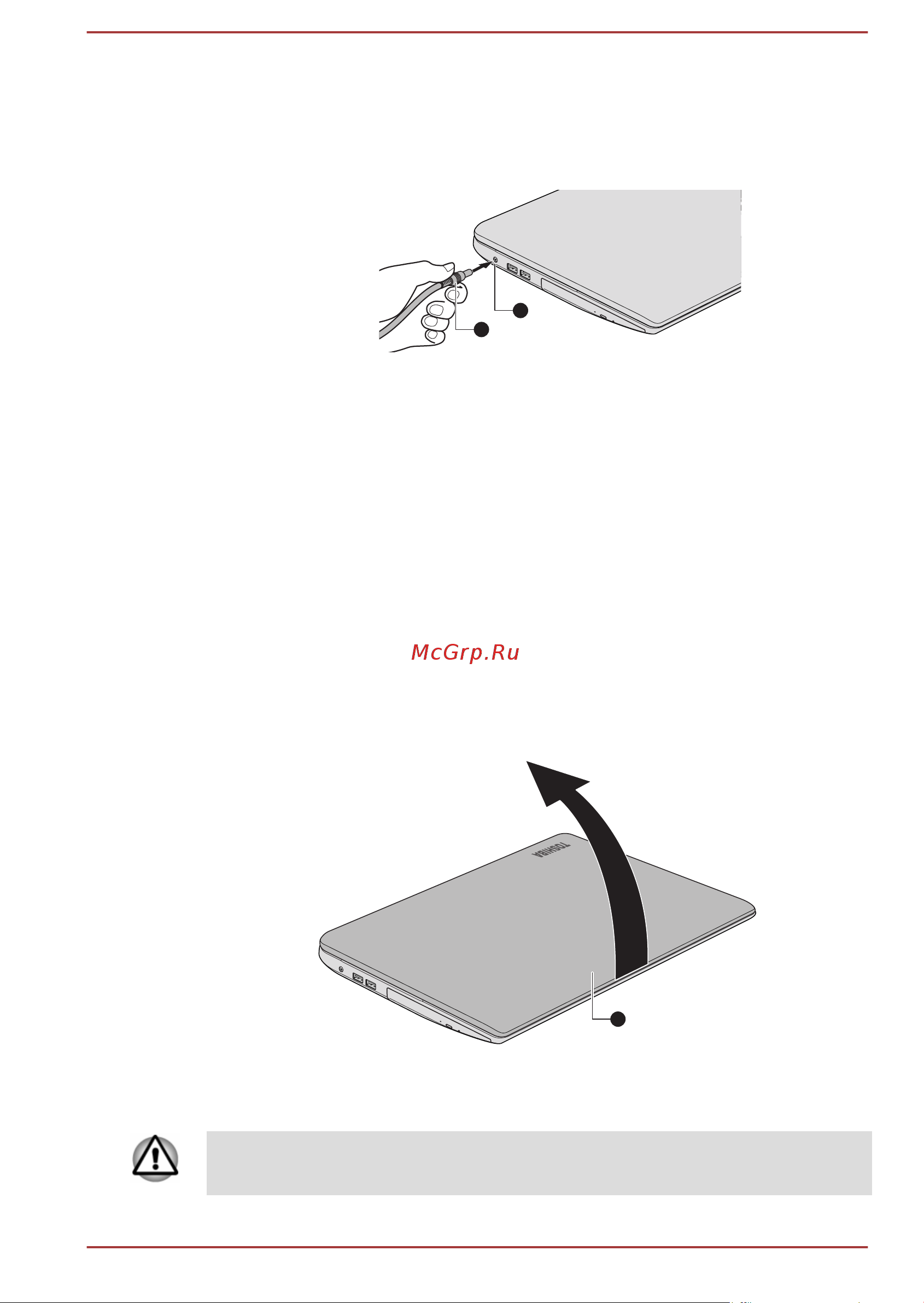 Toshiba Satellite C70-A-M3W [28/171] Открытие дисплея