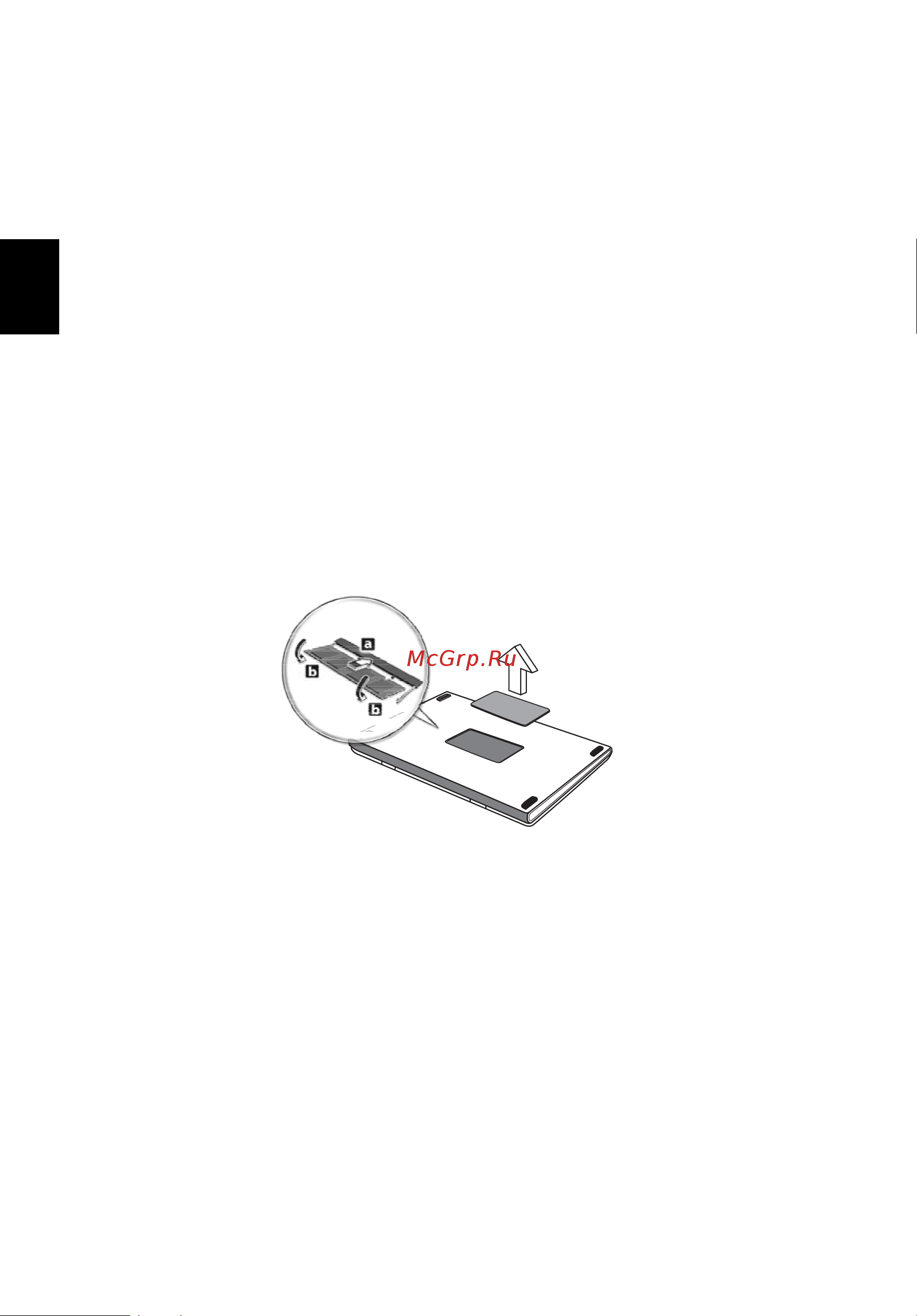 Acer Aspire 7520G [104/124] Установка памяти
