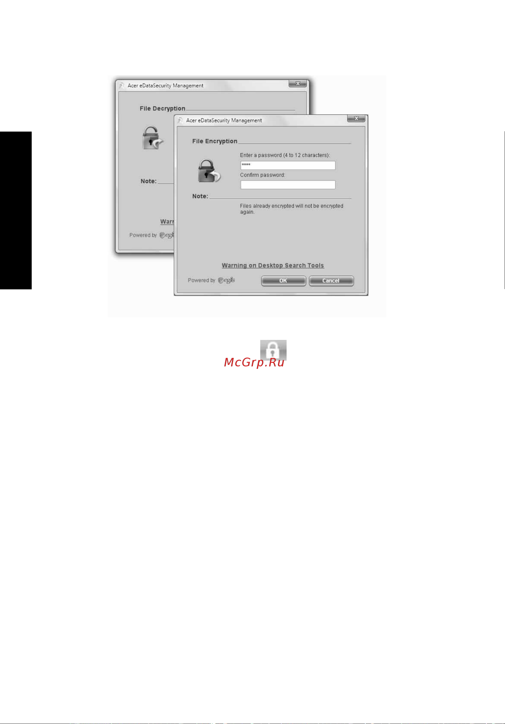 Acer Aspire 7720G [32/124] Acer elock management