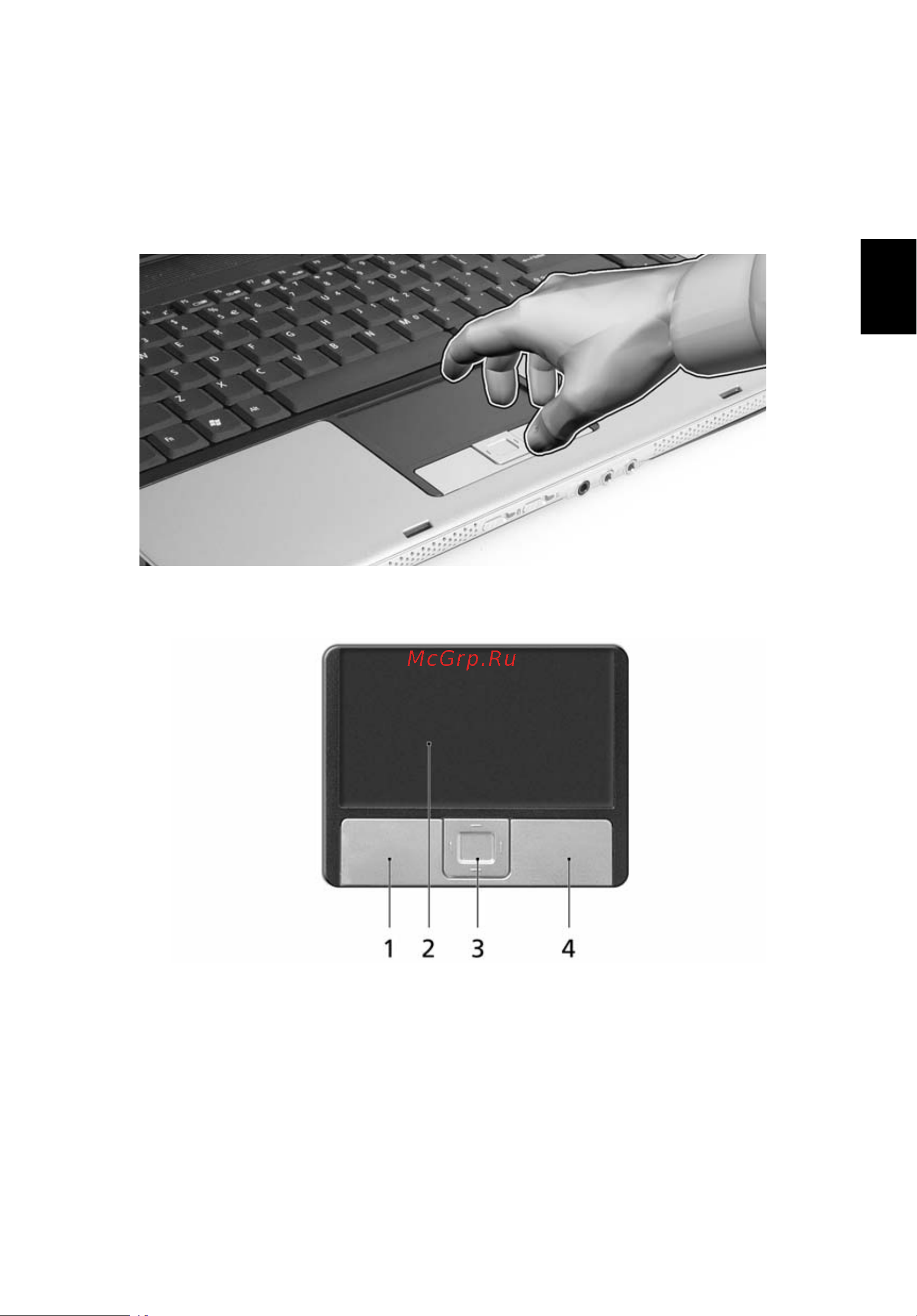Acer Extensa 4010 [51/119] Сенсорная панель