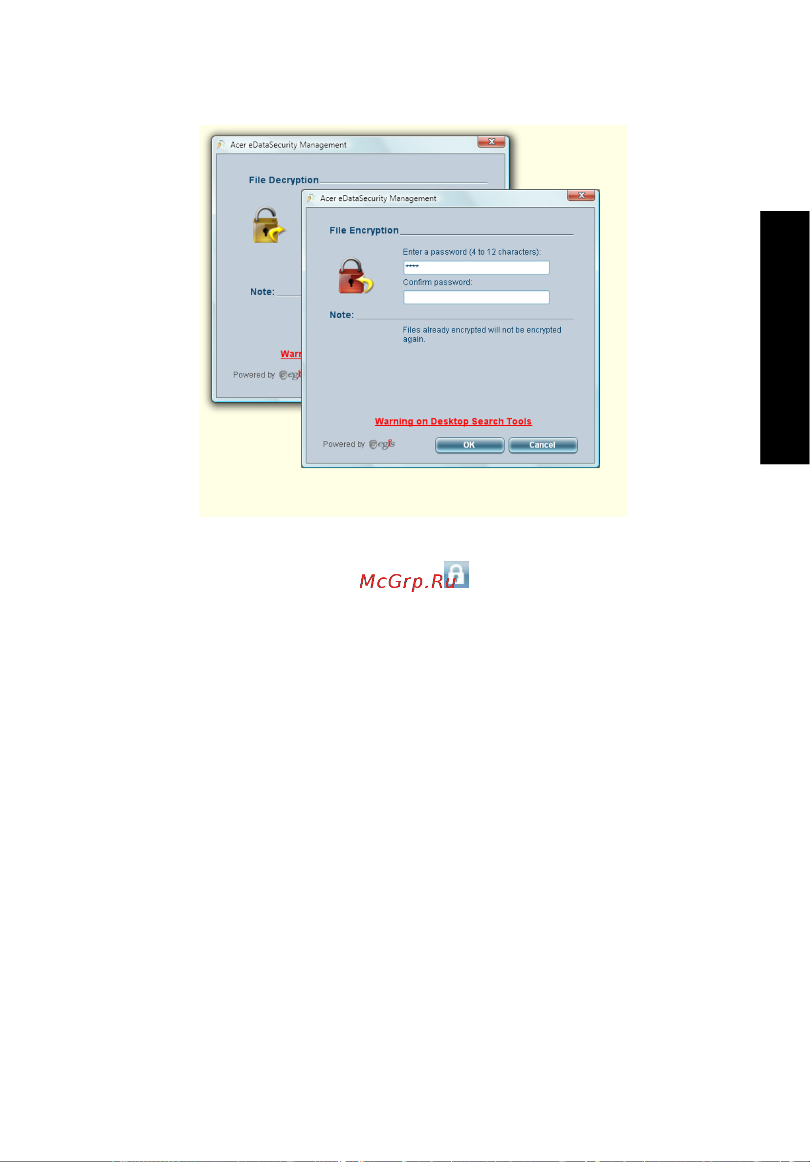 Acer Extensa 5410 [31/116] Acer elock management