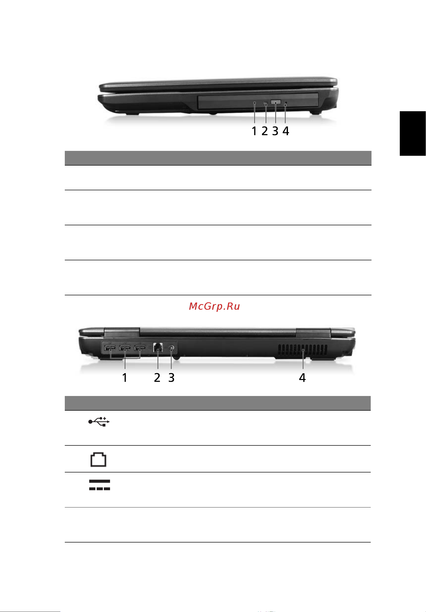 Acer Extensa 5210 [41/105] Вид сзади