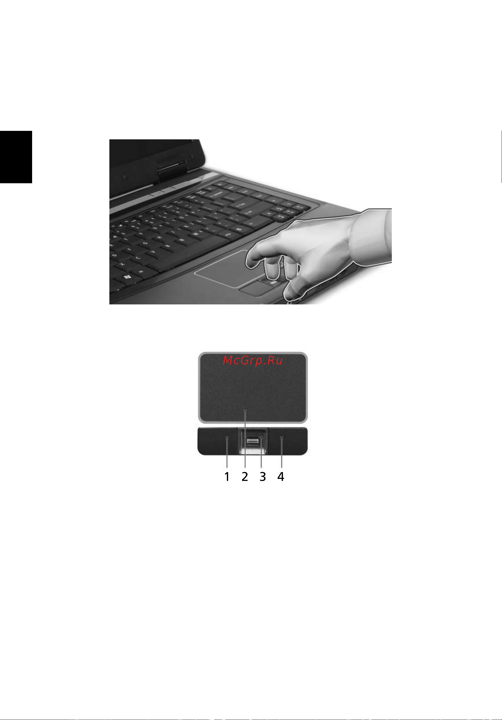 Acer Extensa 5210 [54/105] Сенсорная панель