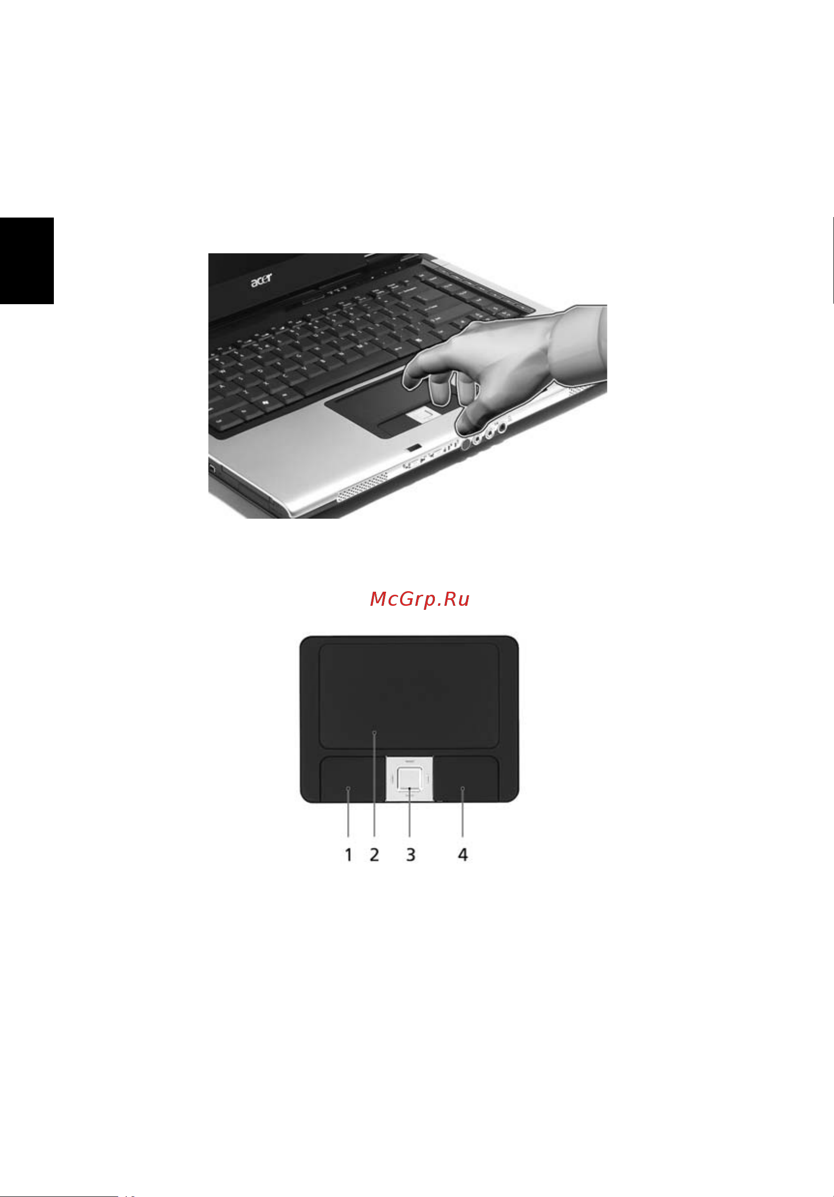 Acer Extensa 5510 [54/129] Сенсорная панель