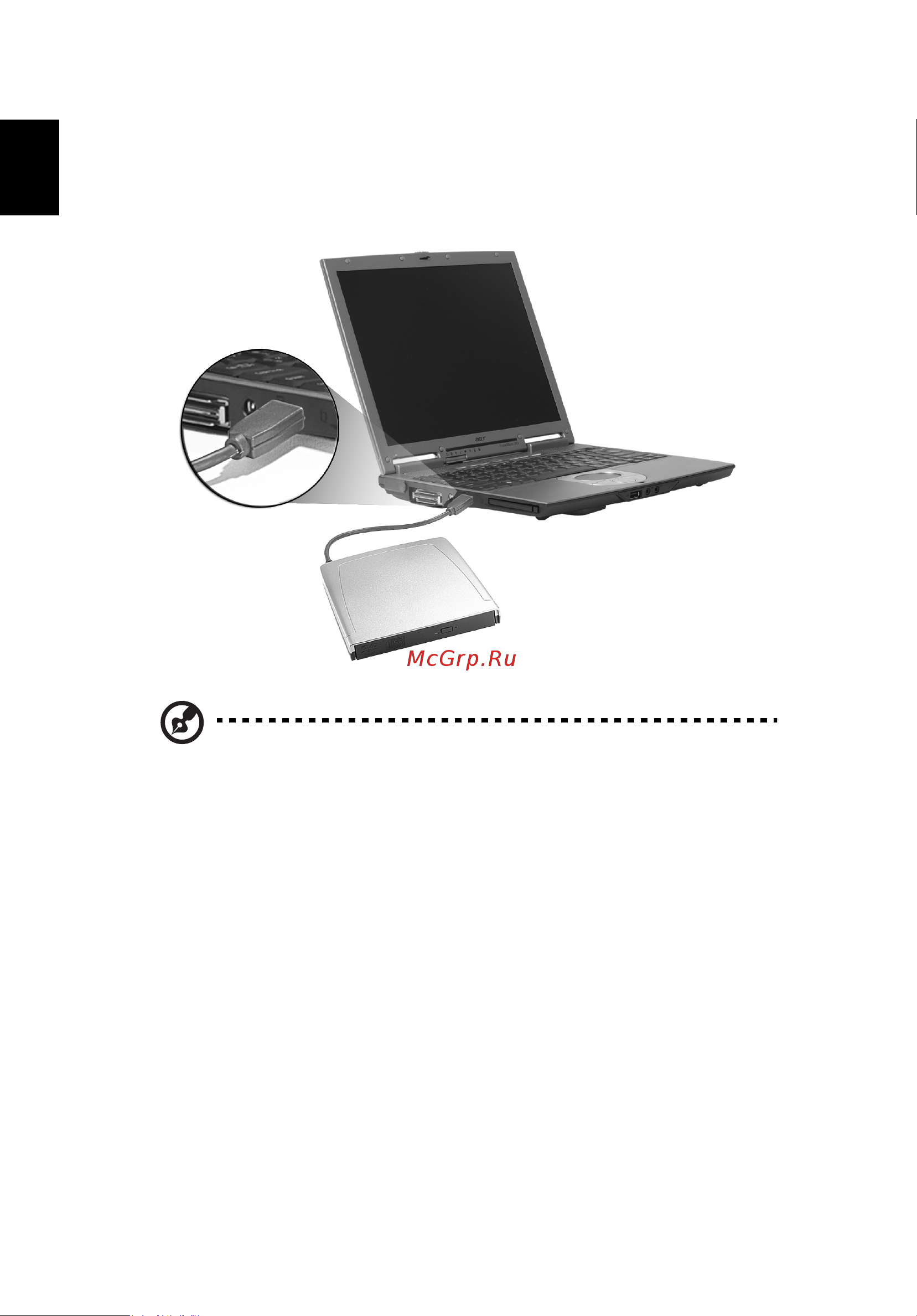Acer Travelmate 380 [46/88] Порт ieee 1394