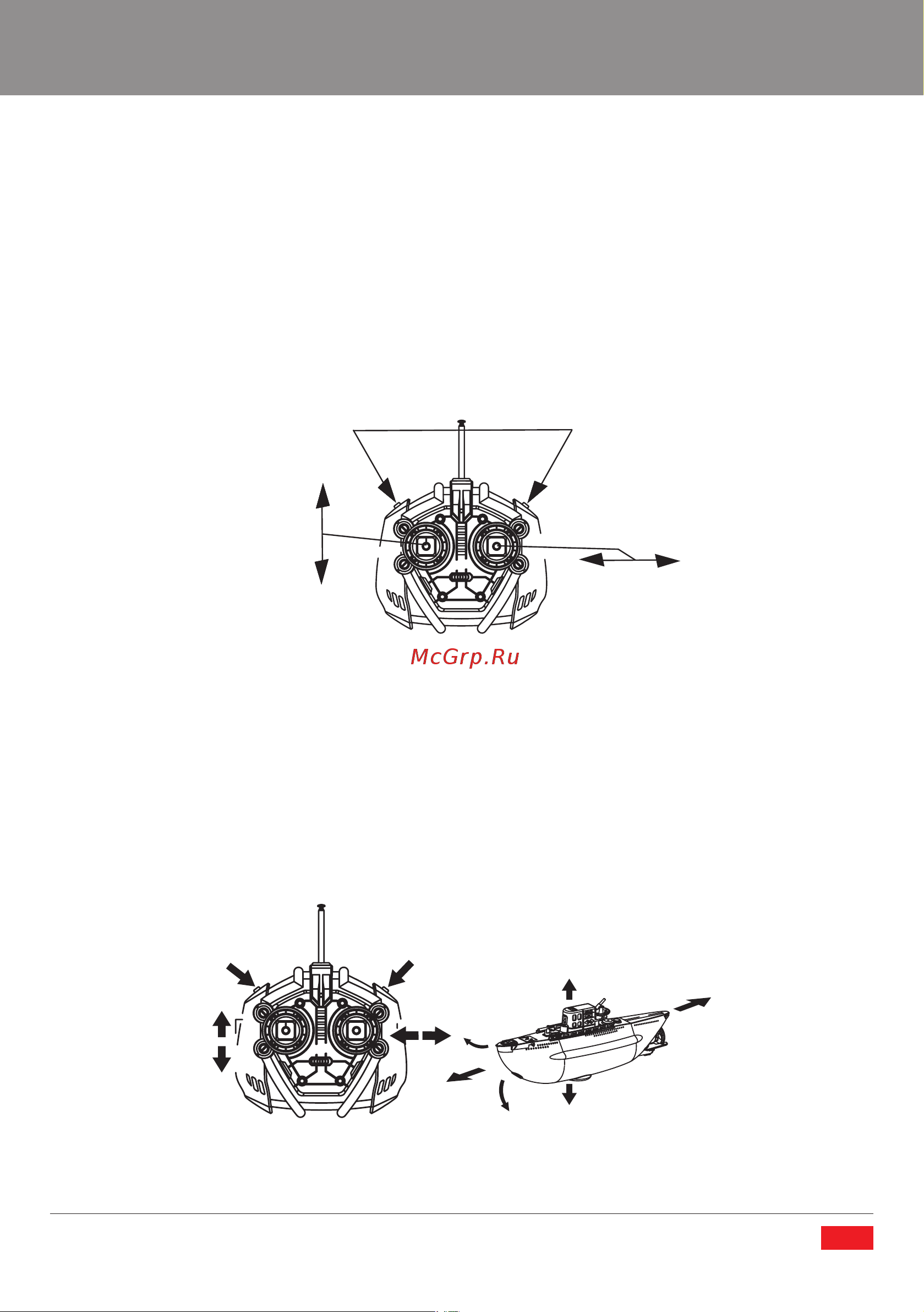Pilotage UBoat RC15726 [9/12] Как управлять