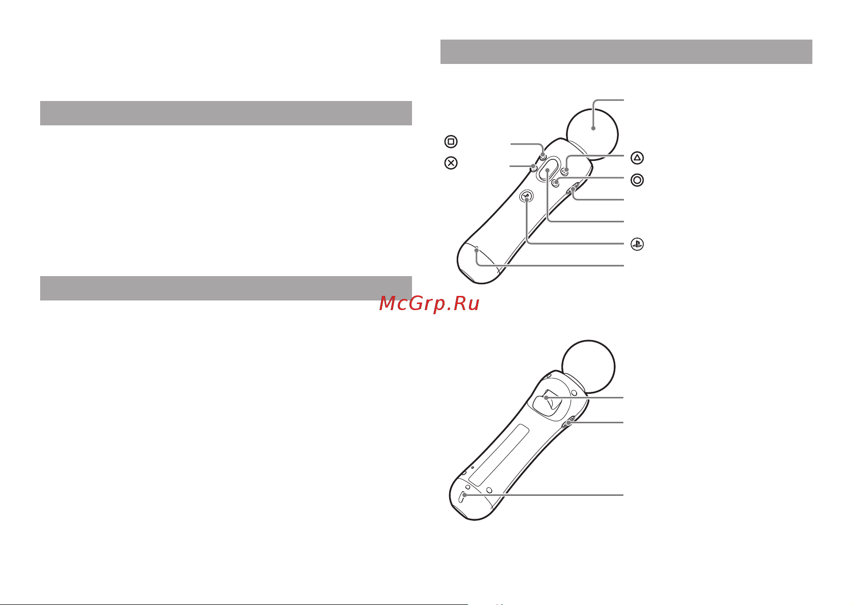 Sony PlayStation PS Move (CECH-ZCM2E) [23/32] Бөлшек аттары