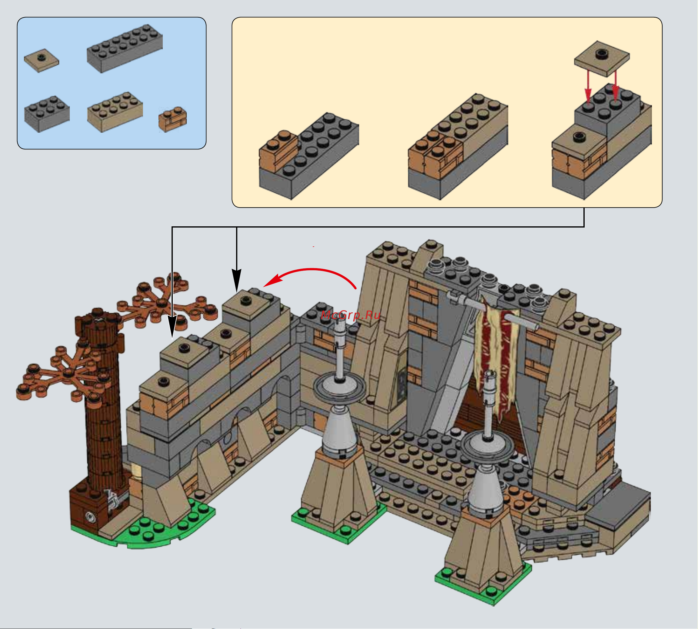 Lego Star Wars 75139 Сражение на планете Такодана Руководство по эксплуатации онлайн [68/75] 771564