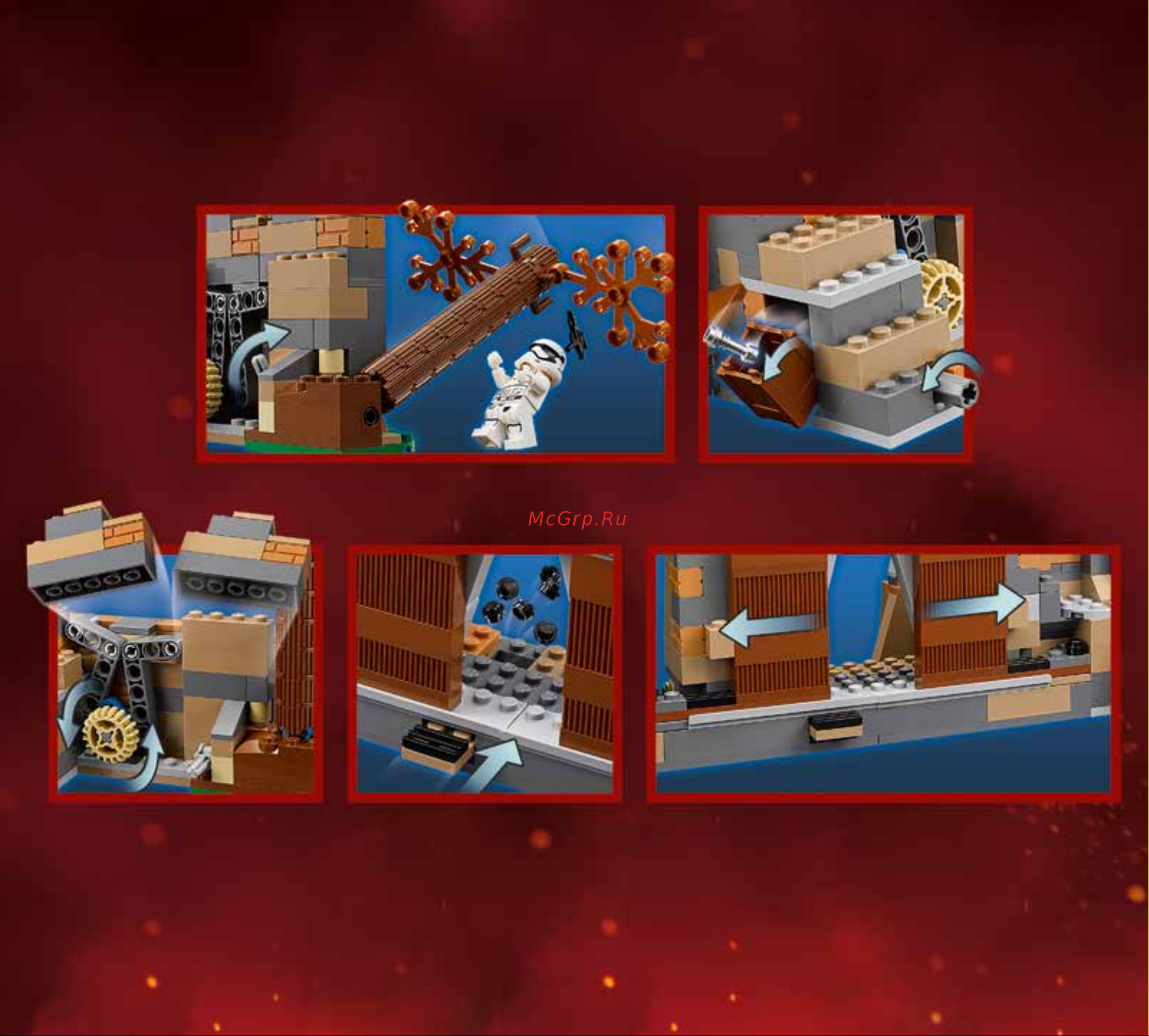 Lego Star Wars 75139 Сражение на планете Такодана Руководство по эксплуатации онлайн [73/75] 771564
