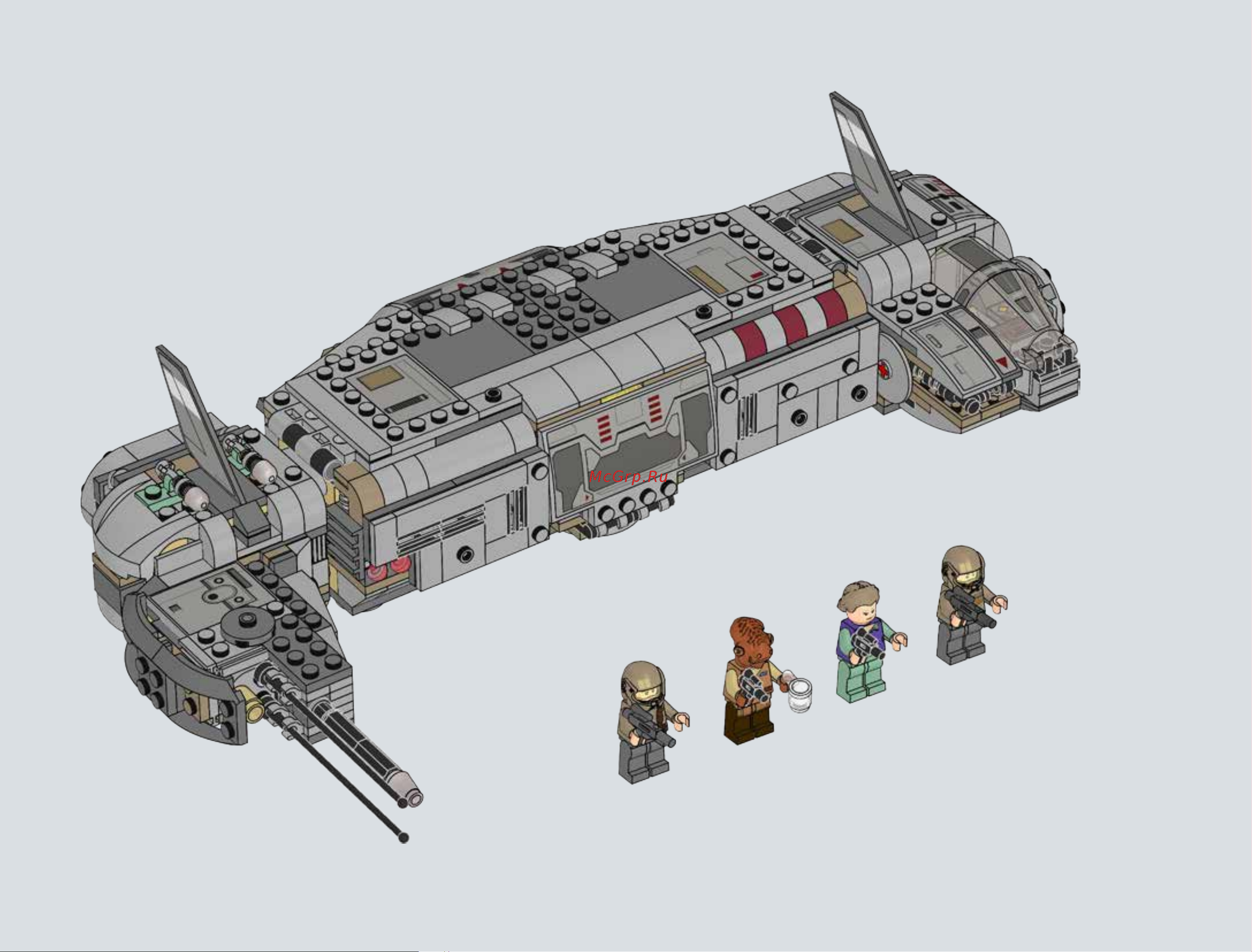 Lego Star Wars 75140 Транспорт Сопротивления Руководство по эксплуатации онлайн [80/83] 771565