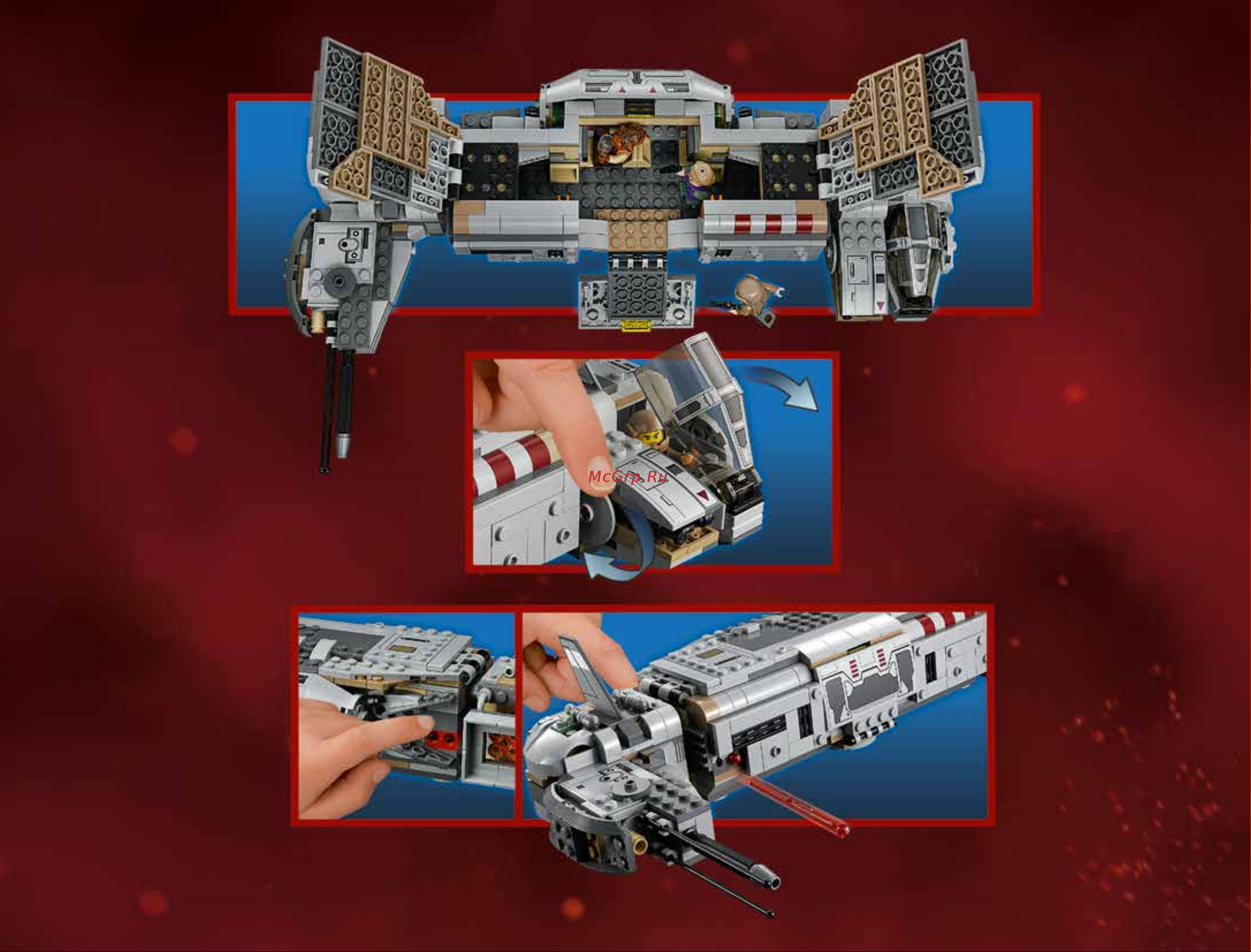 Lego Star Wars 75140 Транспорт Сопротивления Руководство по эксплуатации онлайн [82/83] 771565