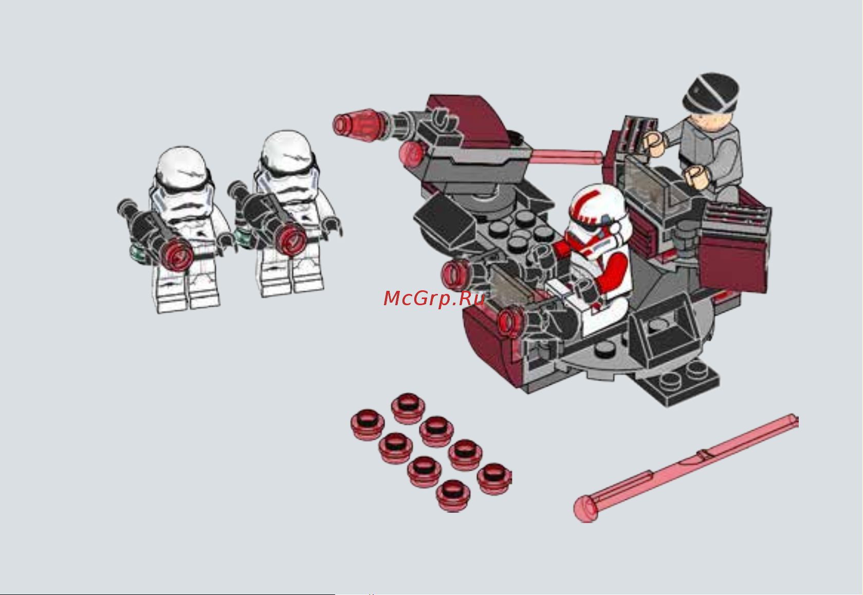 Lego Star Wars 75134 Боевой набор Галактической Империи Руководство по эксплуатации онлайн [27/31] 771567