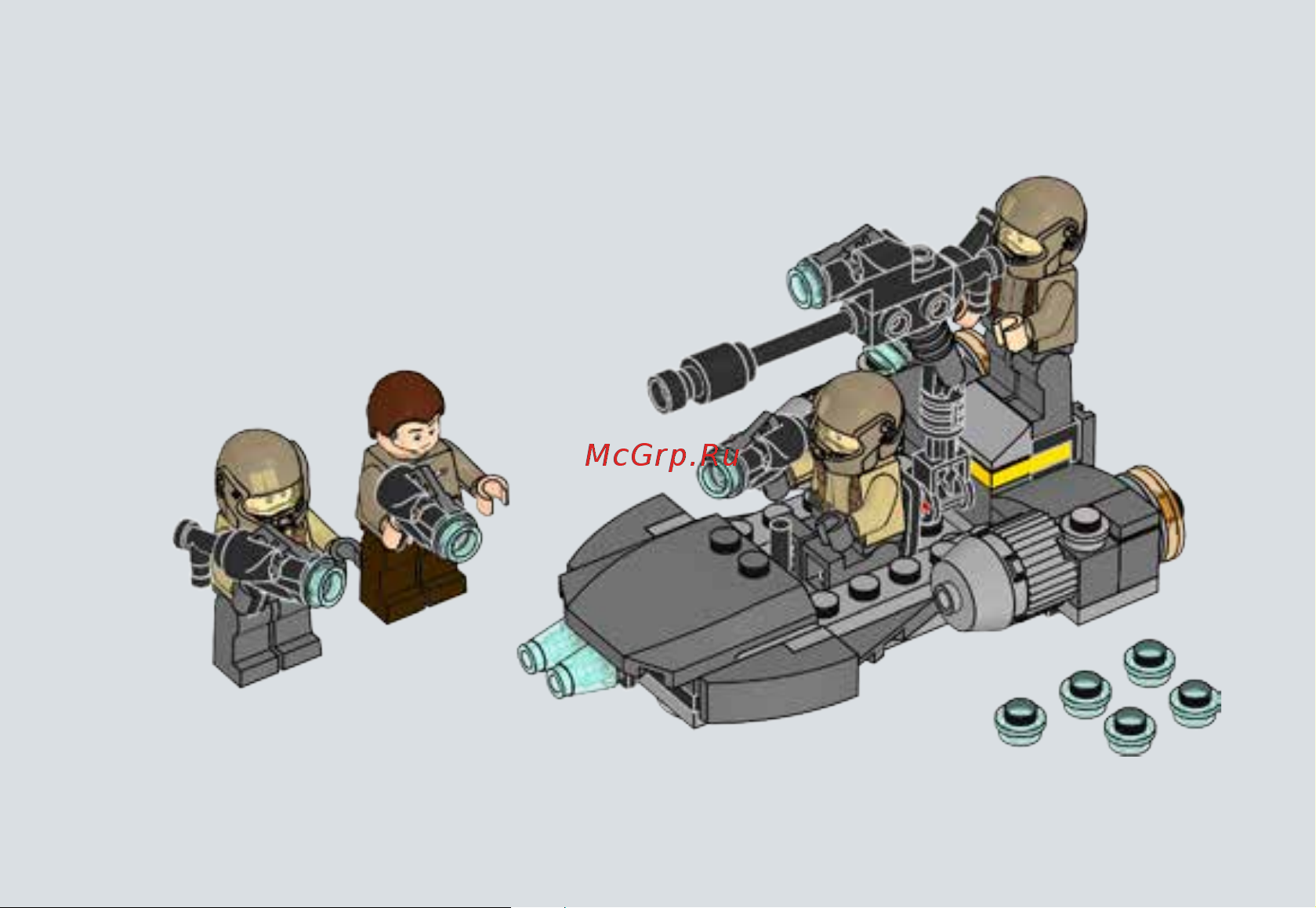 Lego Star Wars 75131 Боевой набор Сопротивления Руководство по эксплуатации онлайн [33/35] 771569