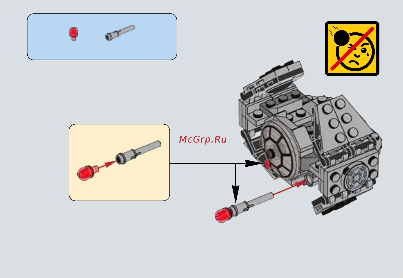Lego Star Wars 75128 Усовершенствованный прототип истребителя TIE Руководство по эксплуатации онлайн [19/23] 771571