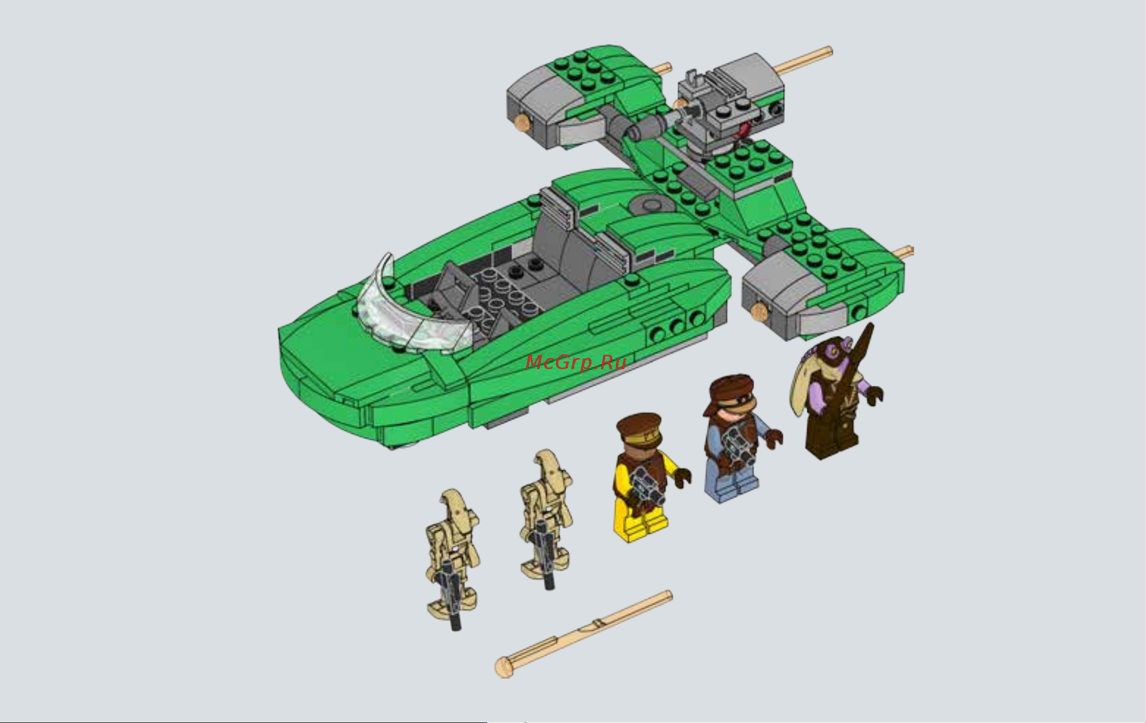Lego Star Wars 75091 Флэш-спидер Руководство по эксплуатации онлайн [79/83] 771581