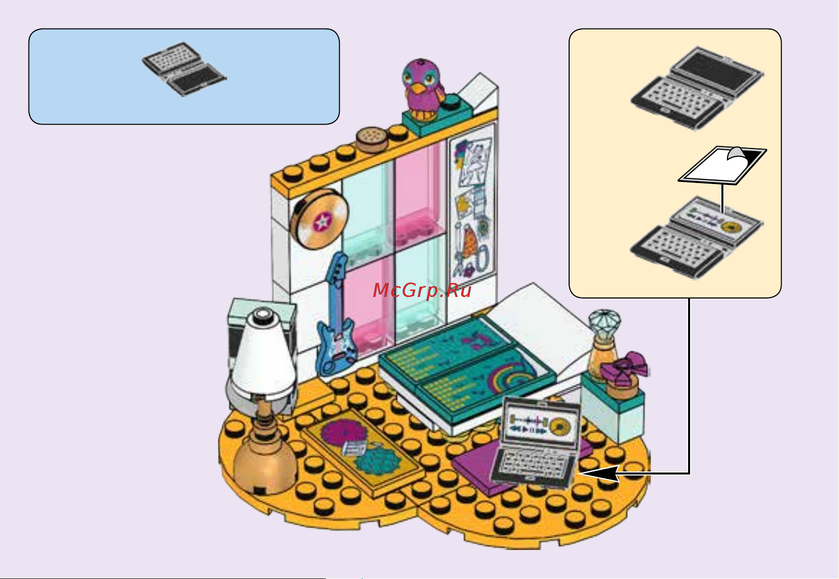 Lego Friends 41341 Andreas Bedroom (Комната Андреа) Руководство по эксплуатации онлайн [38/44] 771609