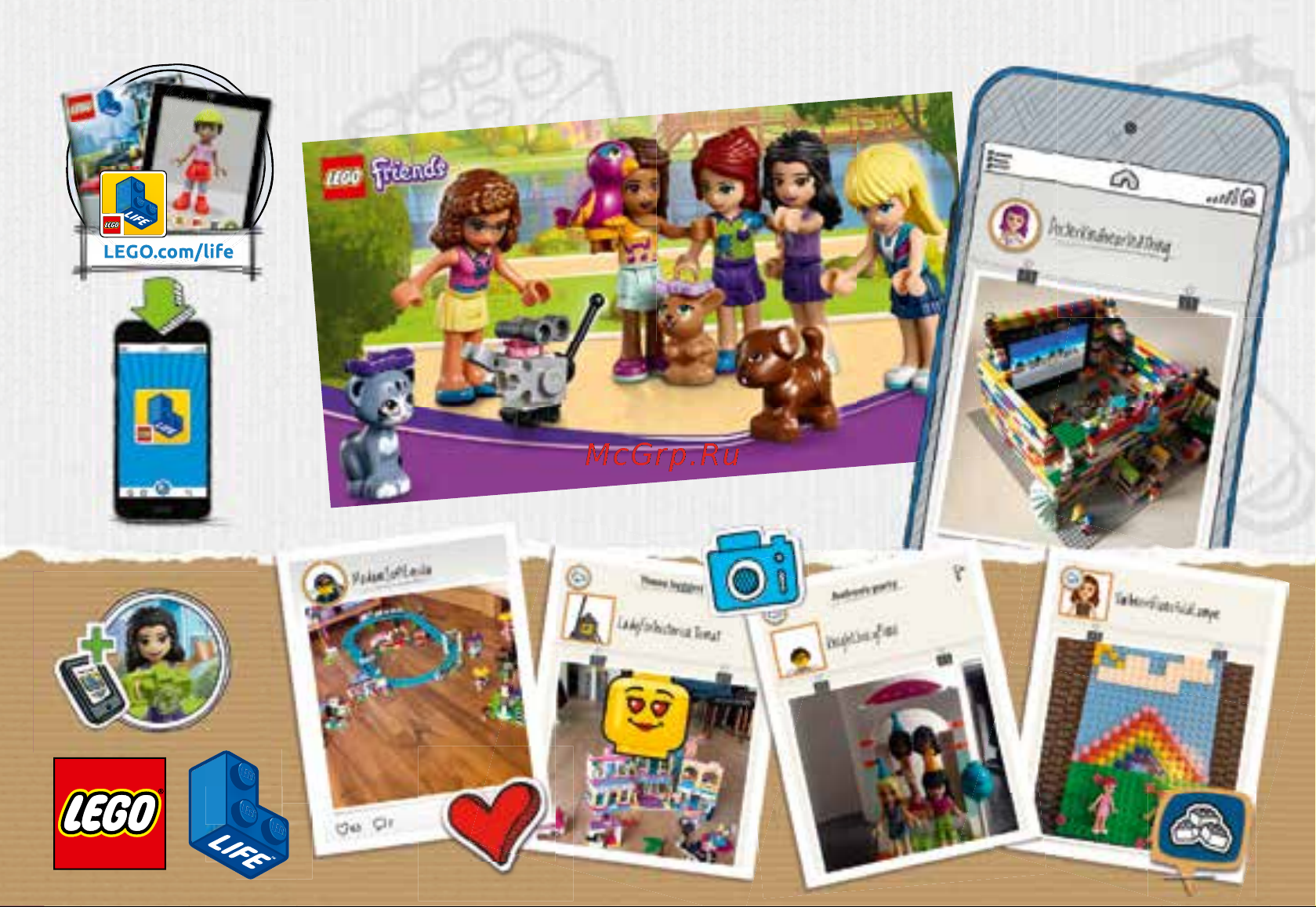 Lego Friends 41341 Andreas Bedroom (Комната Андреа) Руководство по эксплуатации онлайн [43/44] 771609