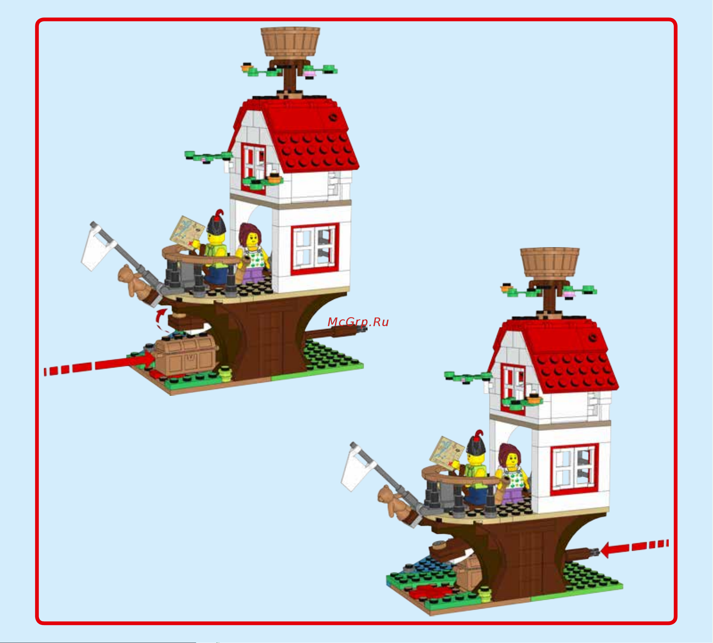 Lego Creator 31078 Treehouse Treasures (В поисках сокровищ) Руководство по эксплуатации онлайн [74/152] 771624
