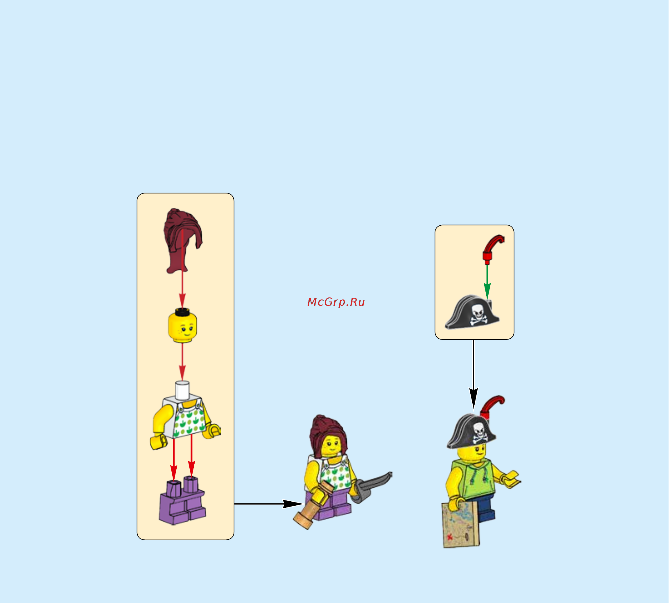 Lego Creator 31078 Treehouse Treasures (В поисках сокровищ) Руководство по эксплуатации онлайн [78/152] 771624