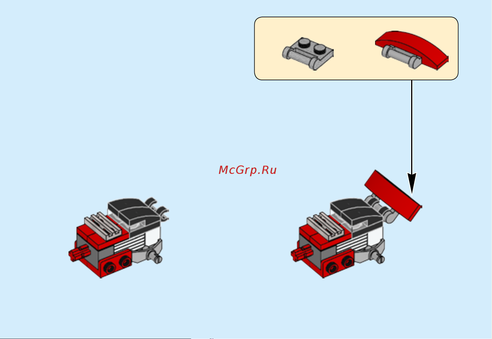 Lego Creator 31055 Red racer (Красная гоночная машина) Руководство по эксплуатации онлайн [40/48] 771627