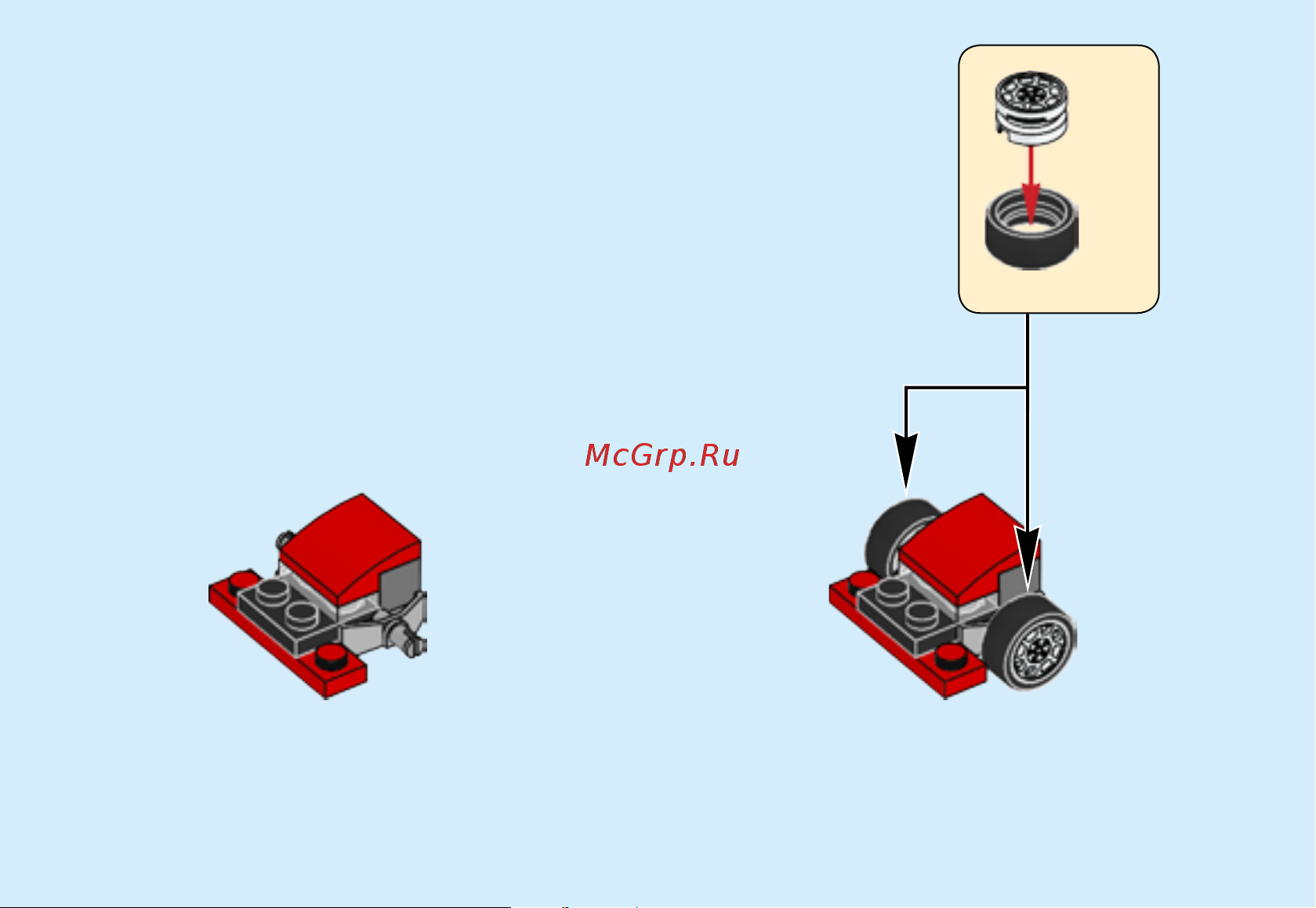 Lego Creator 31055 Red racer (Красная гоночная машина) Руководство по эксплуатации онлайн [44/48] 771627