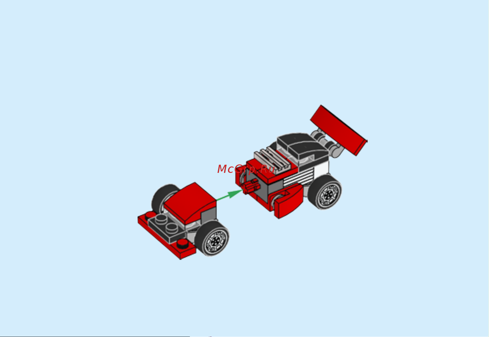 Lego Creator 31055 Red racer (Красная гоночная машина) Руководство по эксплуатации онлайн [45/48] 771627
