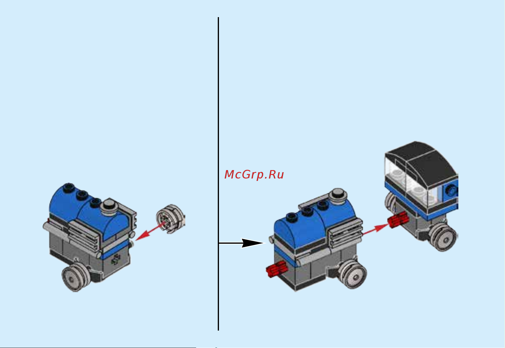 Lego Creator 31054 Blue Express (Голубой экспресс) Руководство по эксплуатации онлайн [10/48] 771628