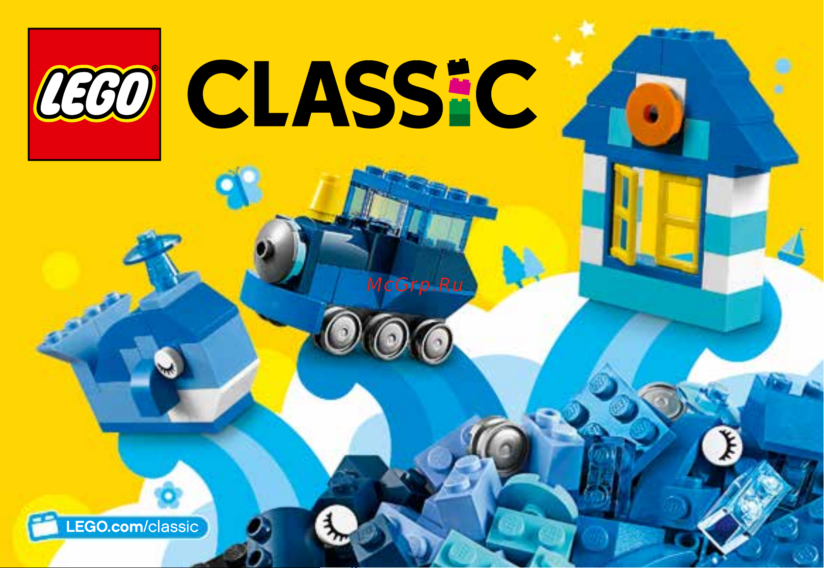 Lego Classic 10706 Blue Creativity Box (Синий набор для творчества) Руководство по эксплуатации онлайн