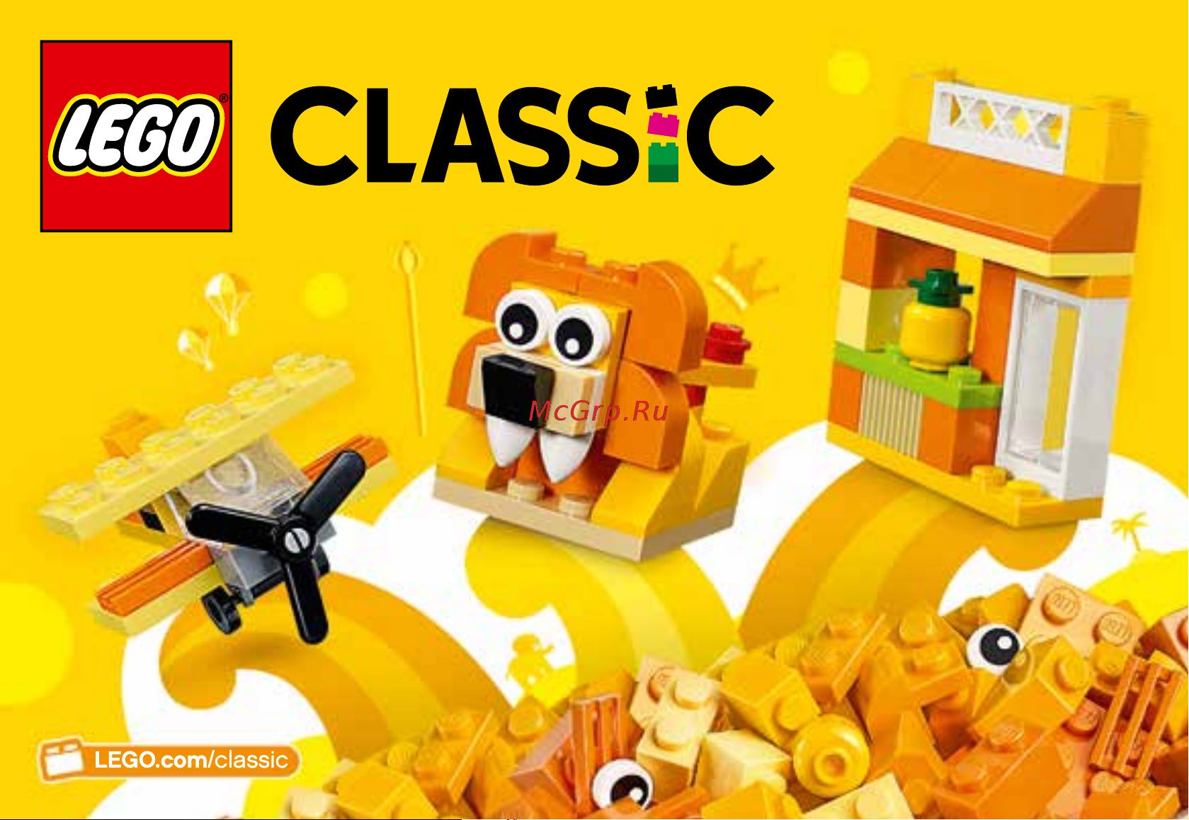 Lego Classic 10709 Orange Creativity Box (Оранжевый набор для творчества) Руководство по эксплуатации онлайн