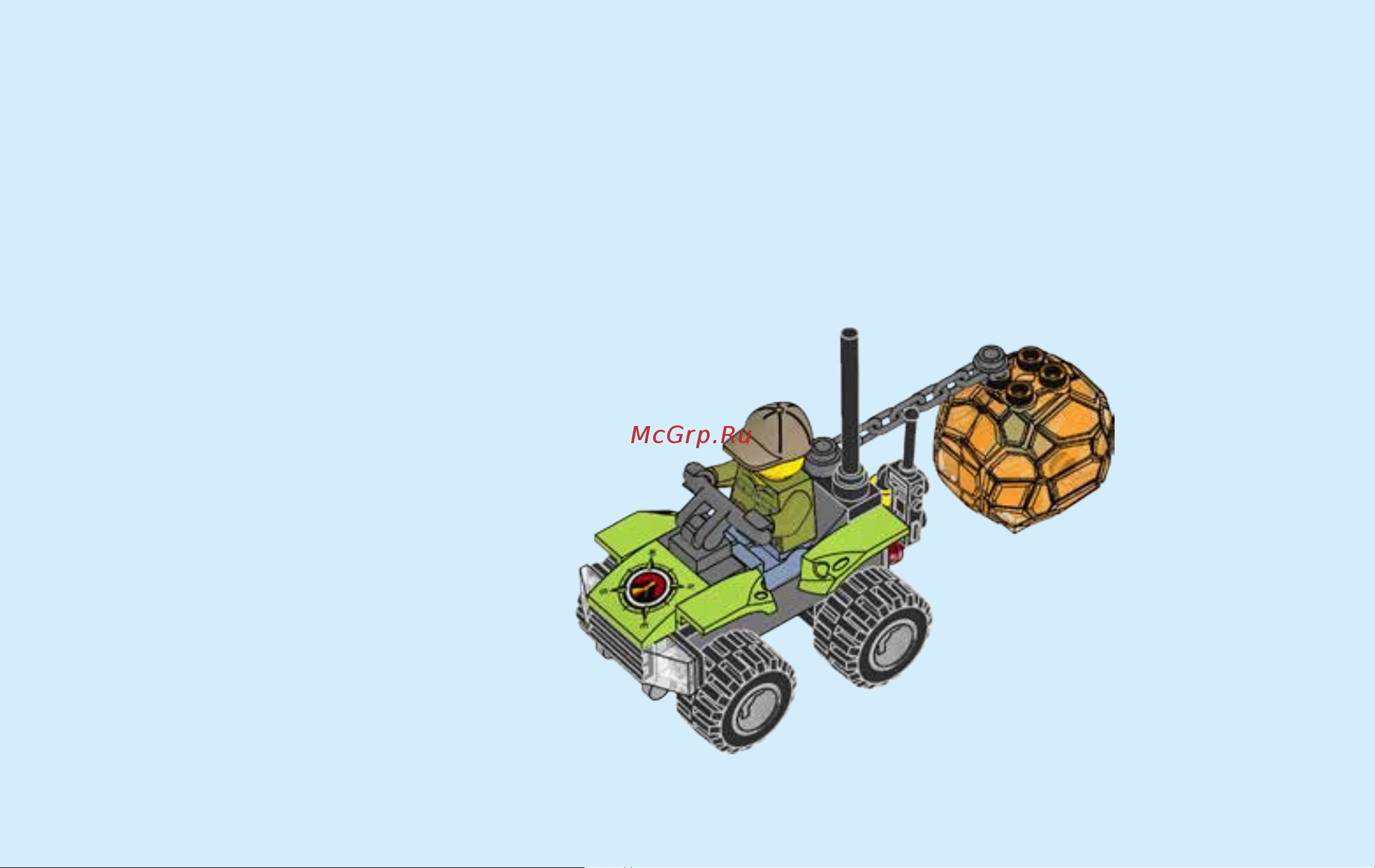 Lego City 60120 Volcano Starter Set (Набор для начинающих Исследователи Вулканов) Руководство по эксплуатации онлайн [19/32] 771640