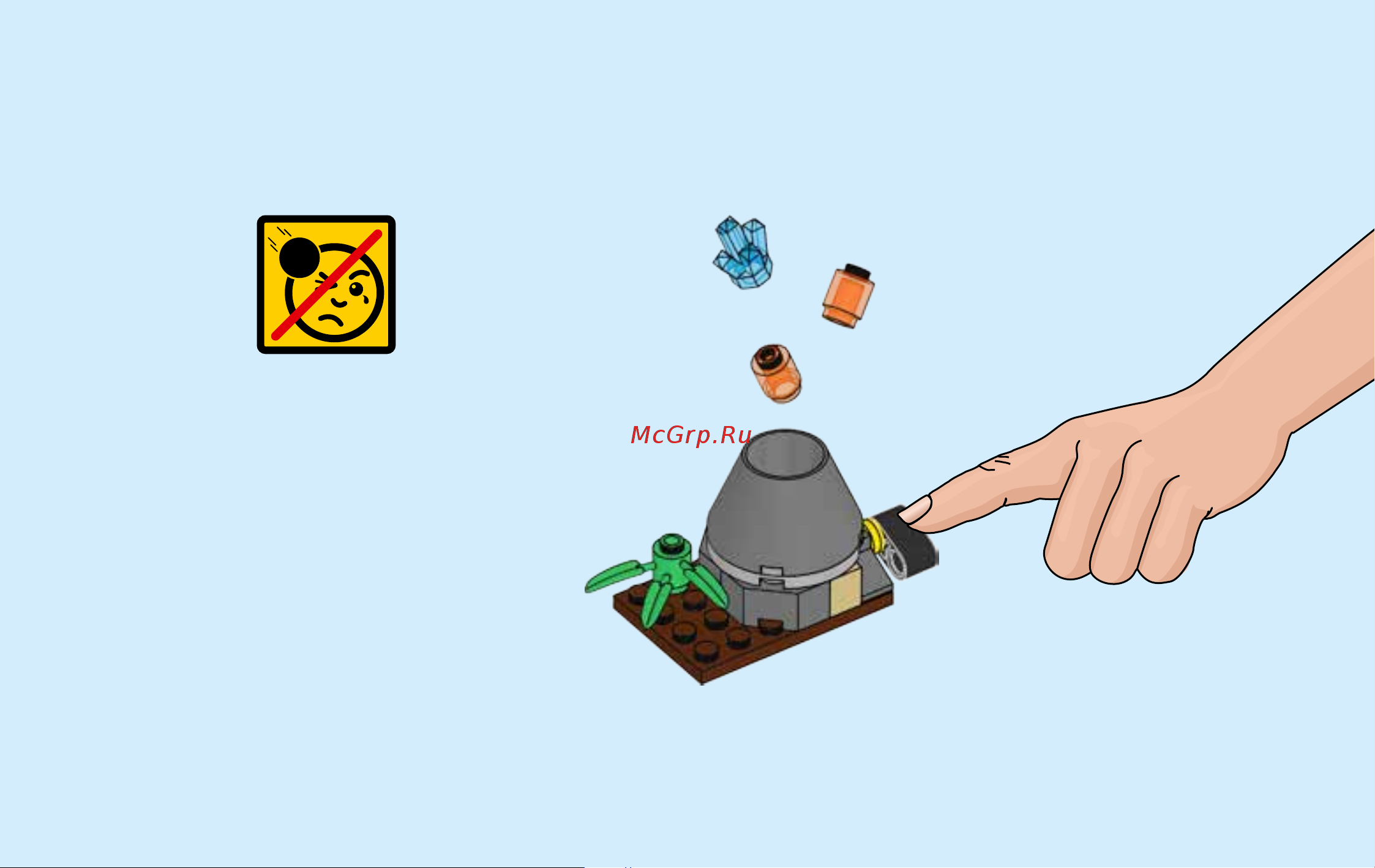 Lego City 60120 Volcano Starter Set (Набор для начинающих Исследователи Вулканов) Руководство по эксплуатации онлайн [28/32] 771640