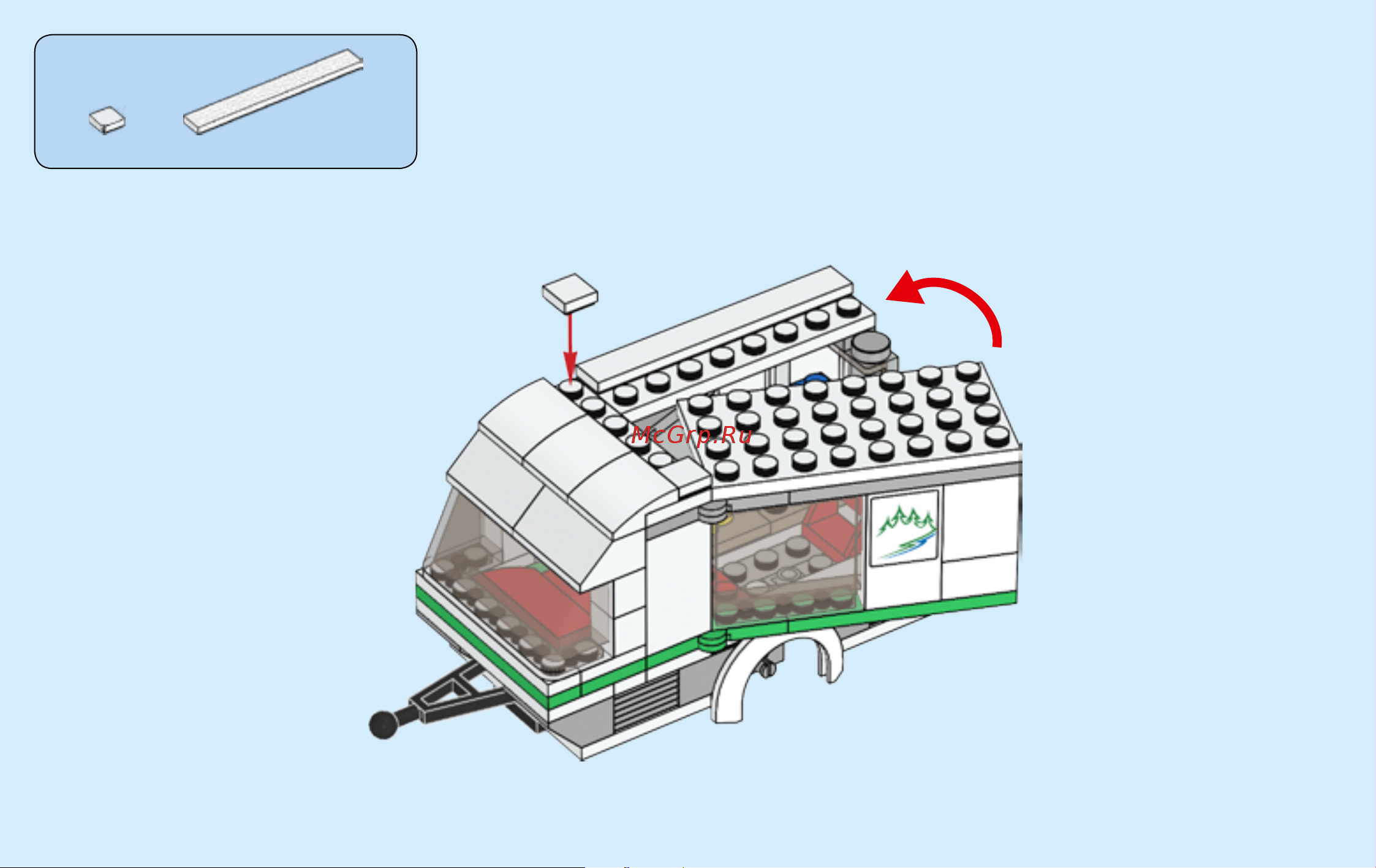 Lego City 60117 Van & Caravan (Фургон и дом на колёсах) Руководство по эксплуатации онлайн [84/92] 771642