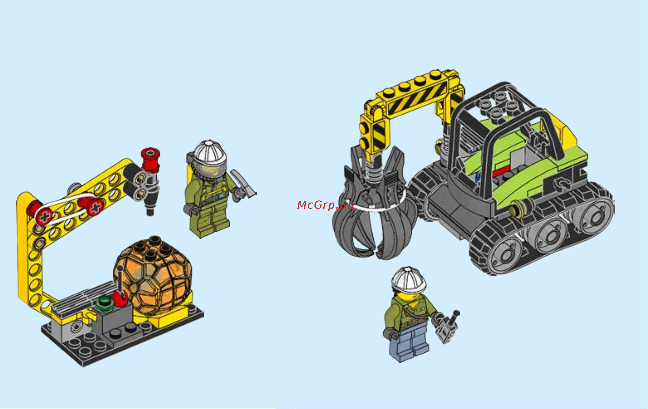 Lego City 60123 Volcano Supply Helicopter (Грузовой вертолёт исследователей вулканов) Руководство по эксплуатации онлайн [42/112] 771644