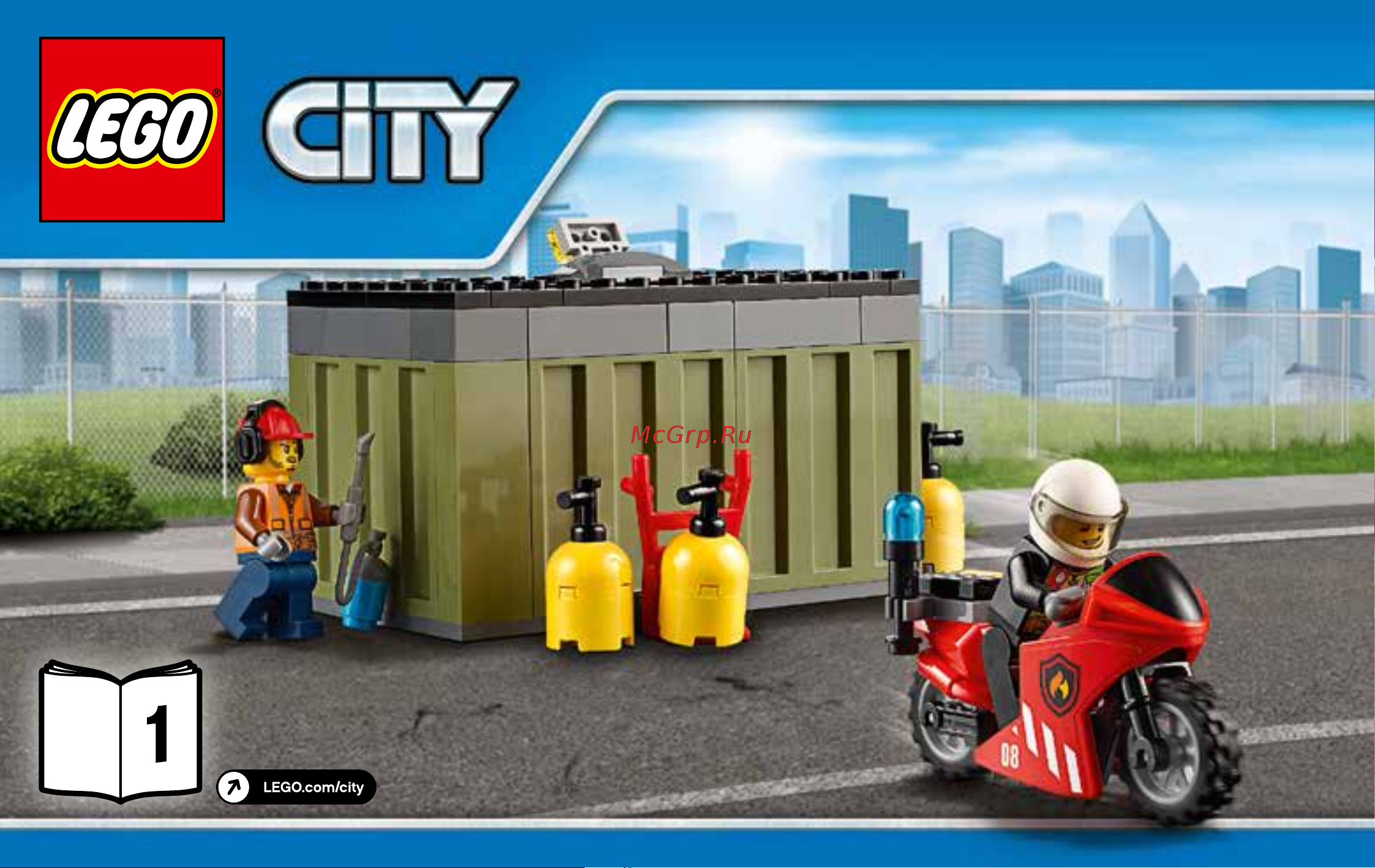 Lego City 60108 Fire Response Unit (Пожарная команда быстрого реагирования) Руководство по эксплуатации онлайн