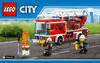 Lego City 60107 Fire Ladder Truck (Пожарный автомобиль с лестницей) Руководство по эксплуатации
