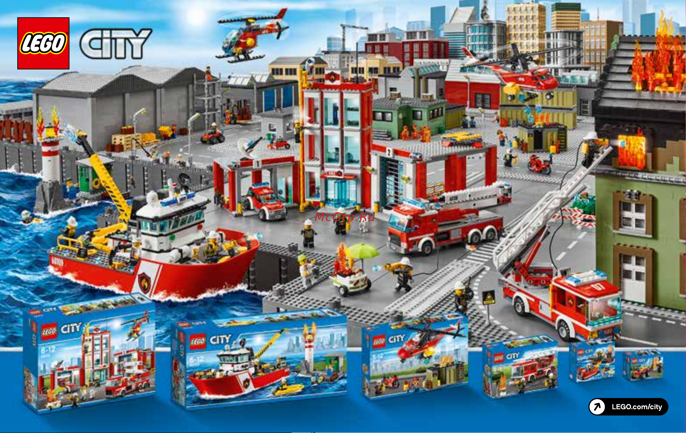Lego City 60107 Fire Ladder Truck (Пожарный автомобиль с лестницей) Руководство по эксплуатации онлайн [81/84] 771661